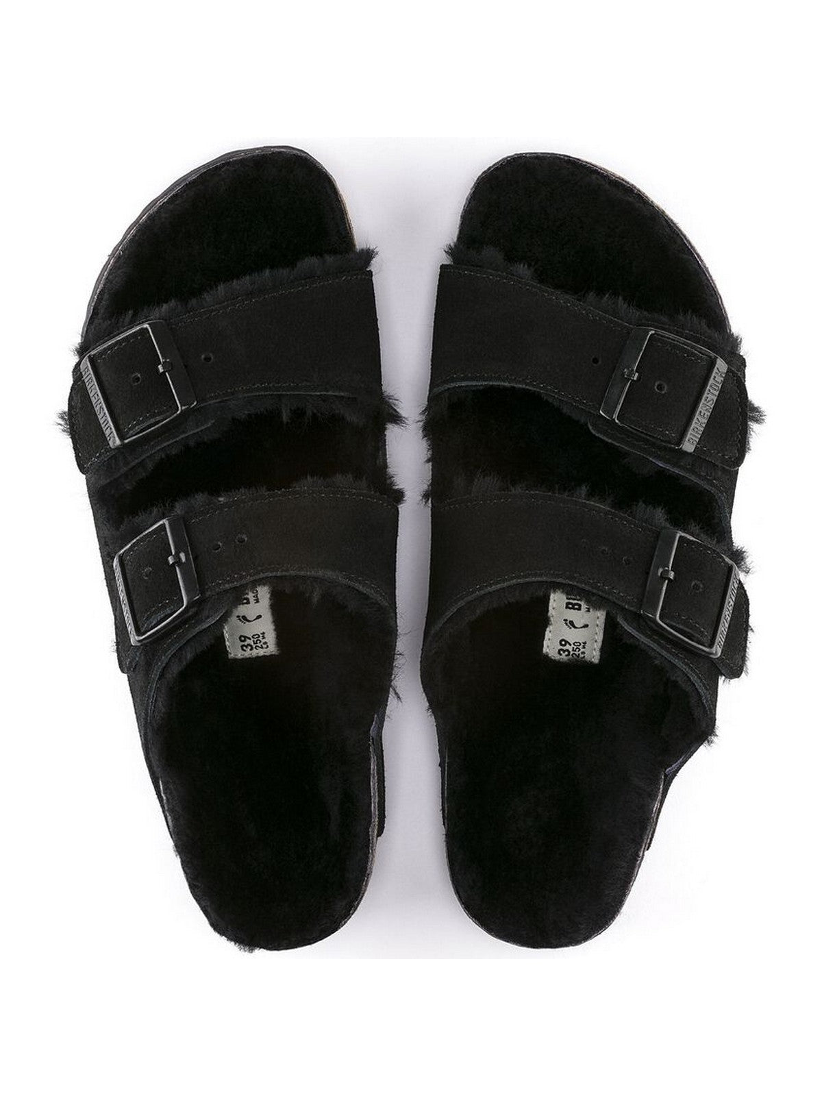 Birkenstock Ciabatta Unisex Adult Arizona Shearling 752663 Negro