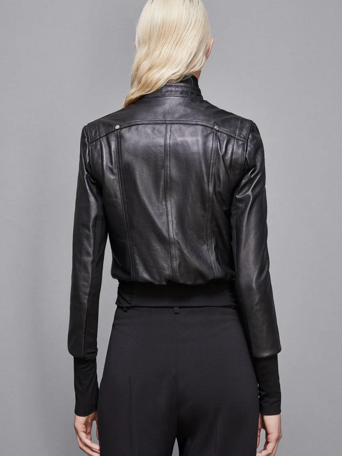 PATRIZIA PEPE Giubbino Donna  CO1331 L1HZ K103 Nero gioboutiqueweb