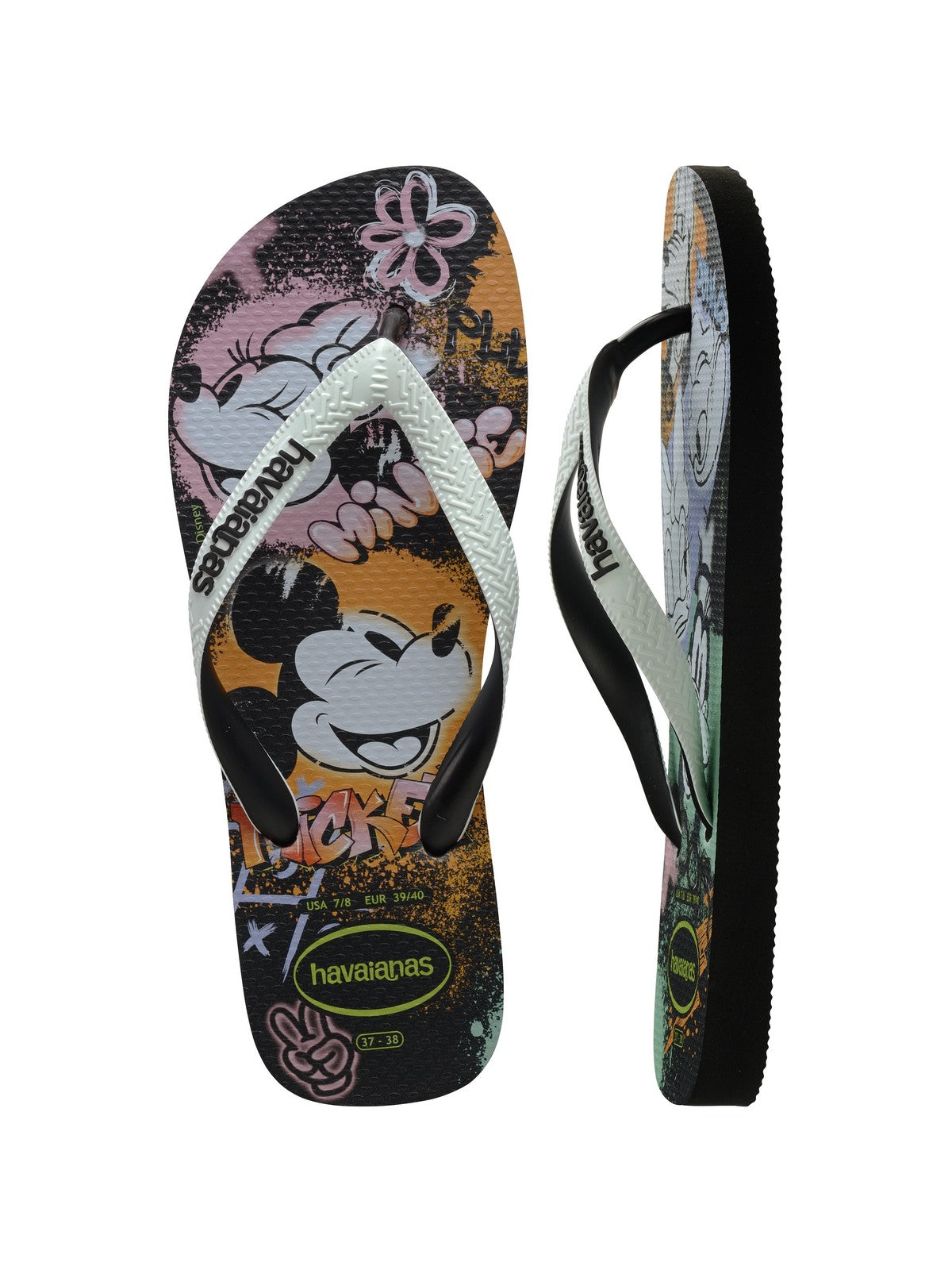 HAVAIANAS Infradito Donna Hav. Disney Stylish 4123500.4747 Nero gioboutiqueweb