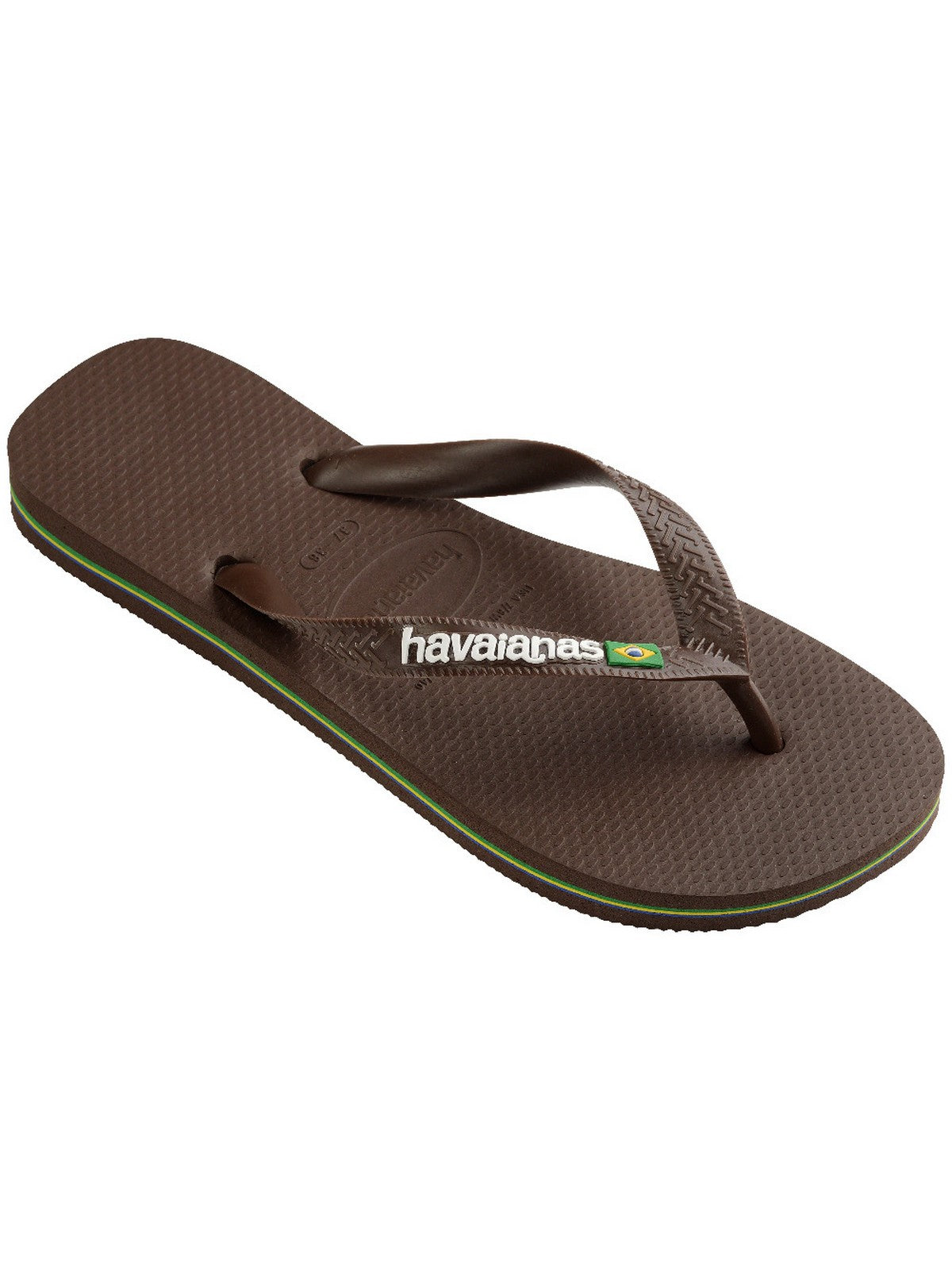 HAVAIANAS Infradito Uomo Hav. Basil logo 4110850.2673 Marrone gioboutiqueweb