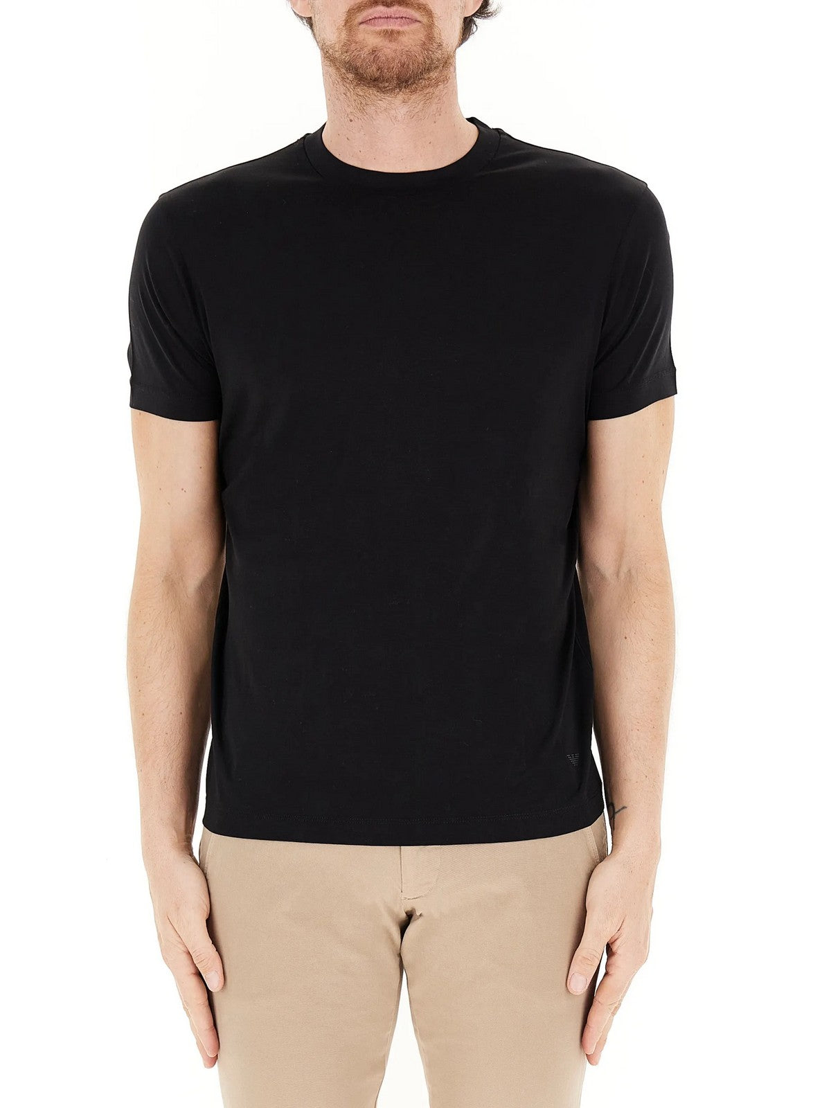EMPORIO ARMANI T-shirt Uomo  8N1TE8 1JUVZ 0999 Nero gioboutiqueweb