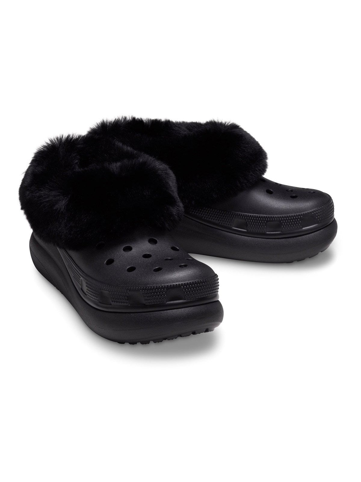 CROCS Ciabatta Donna Furever Crush 208446 BLK  Nero gioboutiqueweb