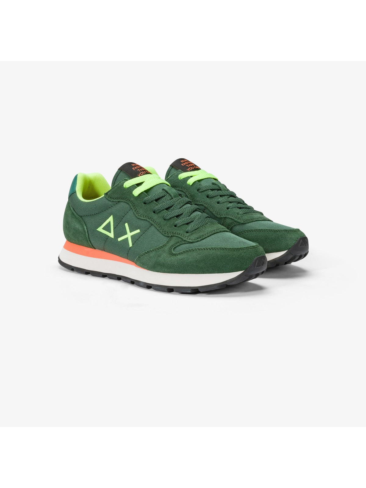 SUN68 Sneaker Uomo Tom fluo Z44102 37 Verde gioboutiqueweb