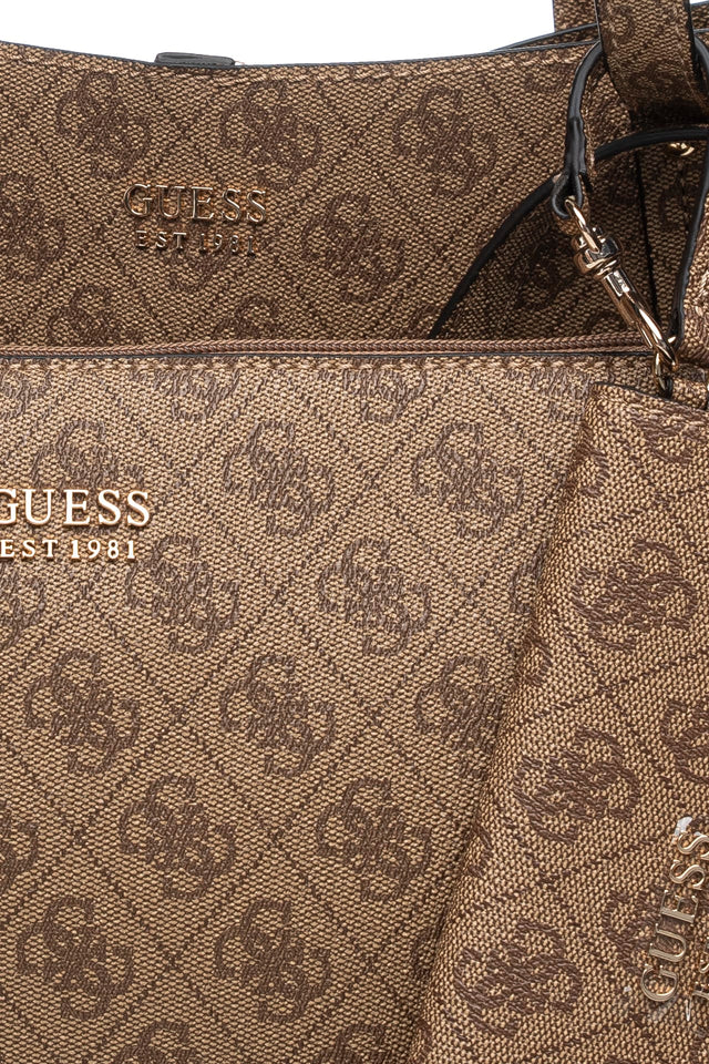 GUESS Borsa Donna BRENTON TOTE HWLG96 48230 LTL LATTE LOGO