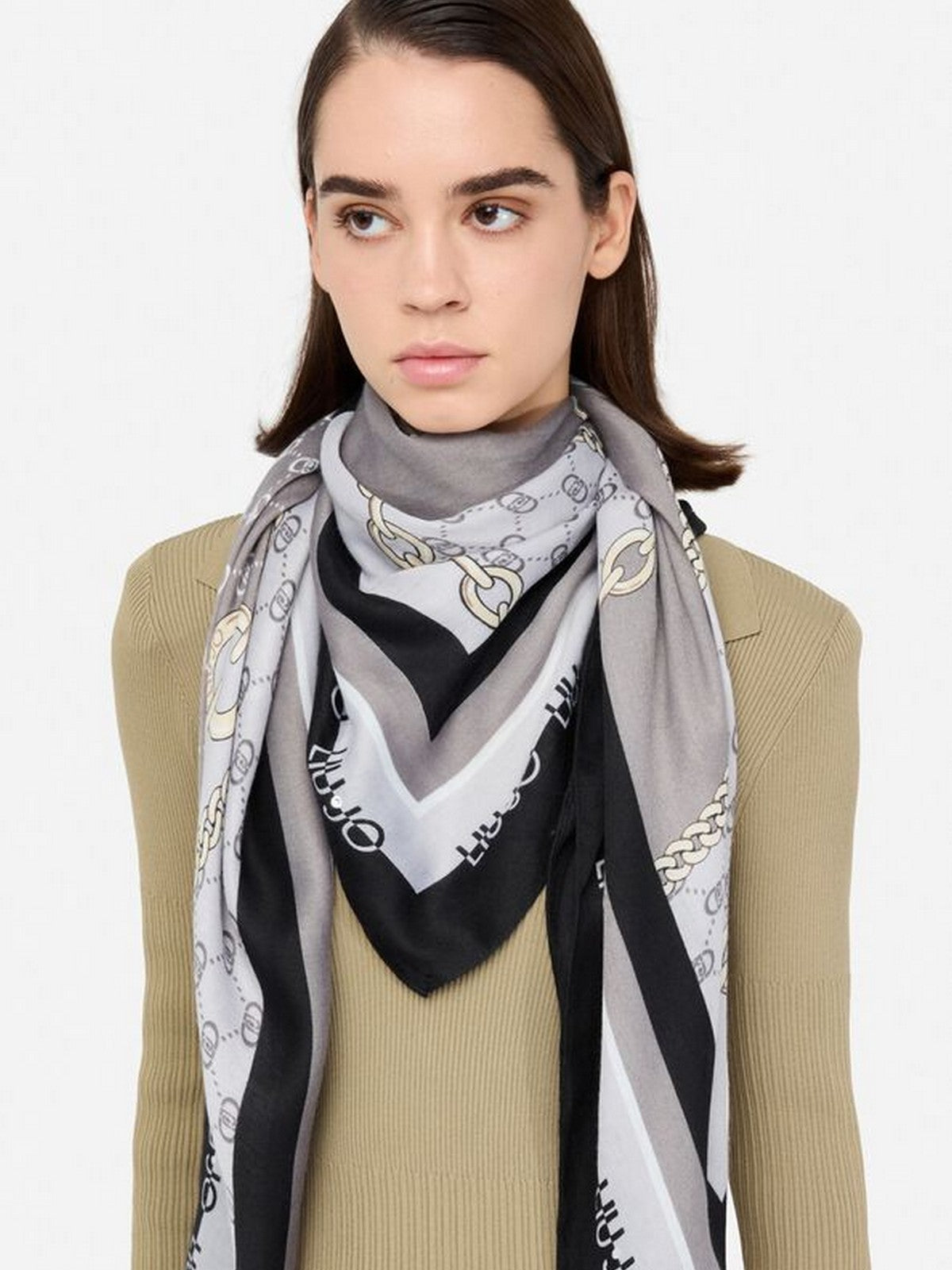 LIU JO SOFT Foulard Donna  2F5067T0300 22222 Nero