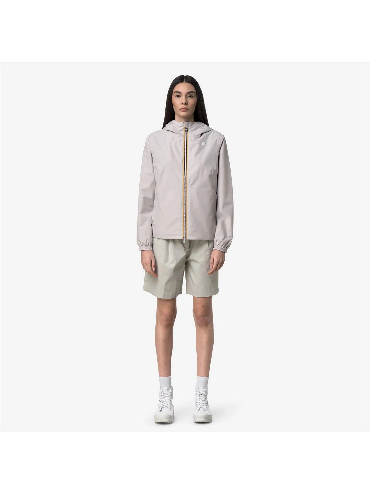 K-WAY Giubbino Donna LIL 2.0 STRETCH POLY JERSEY K21347W 634 BEIGE LT gioboutiqueweb