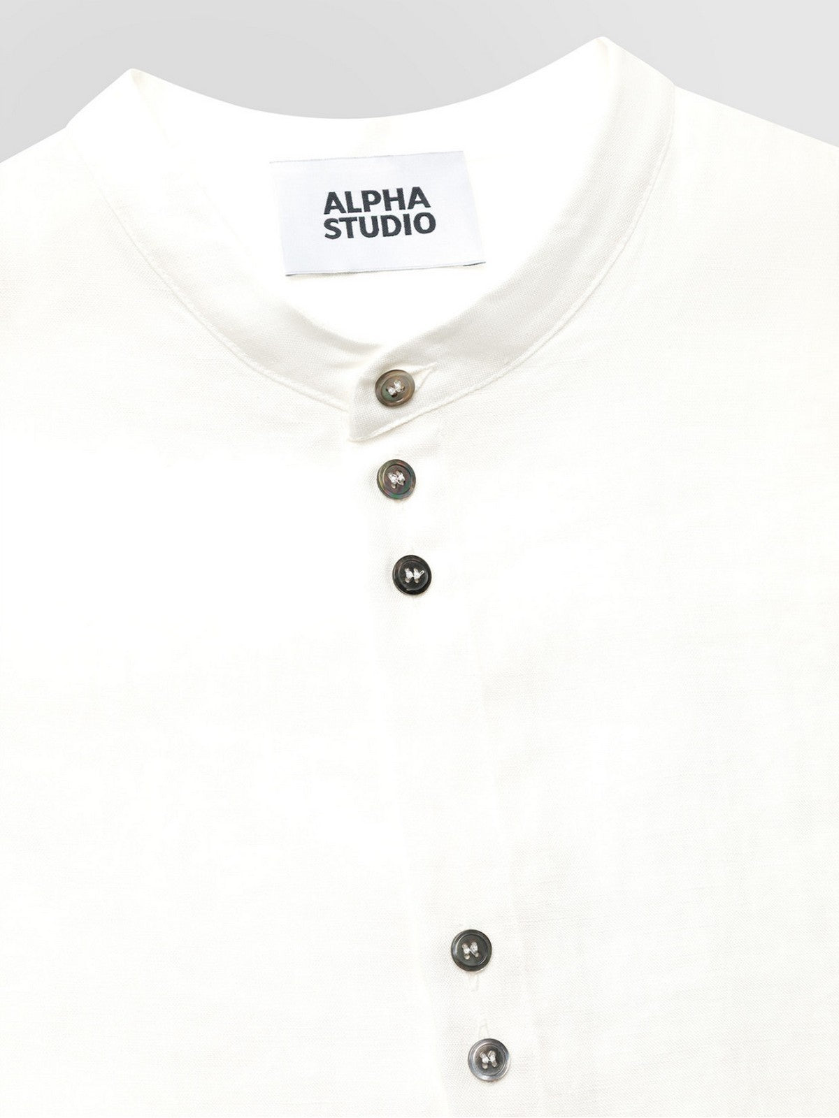ALPHA STUDIO Camicia Uomo  AU-5371L 1003 LATTE