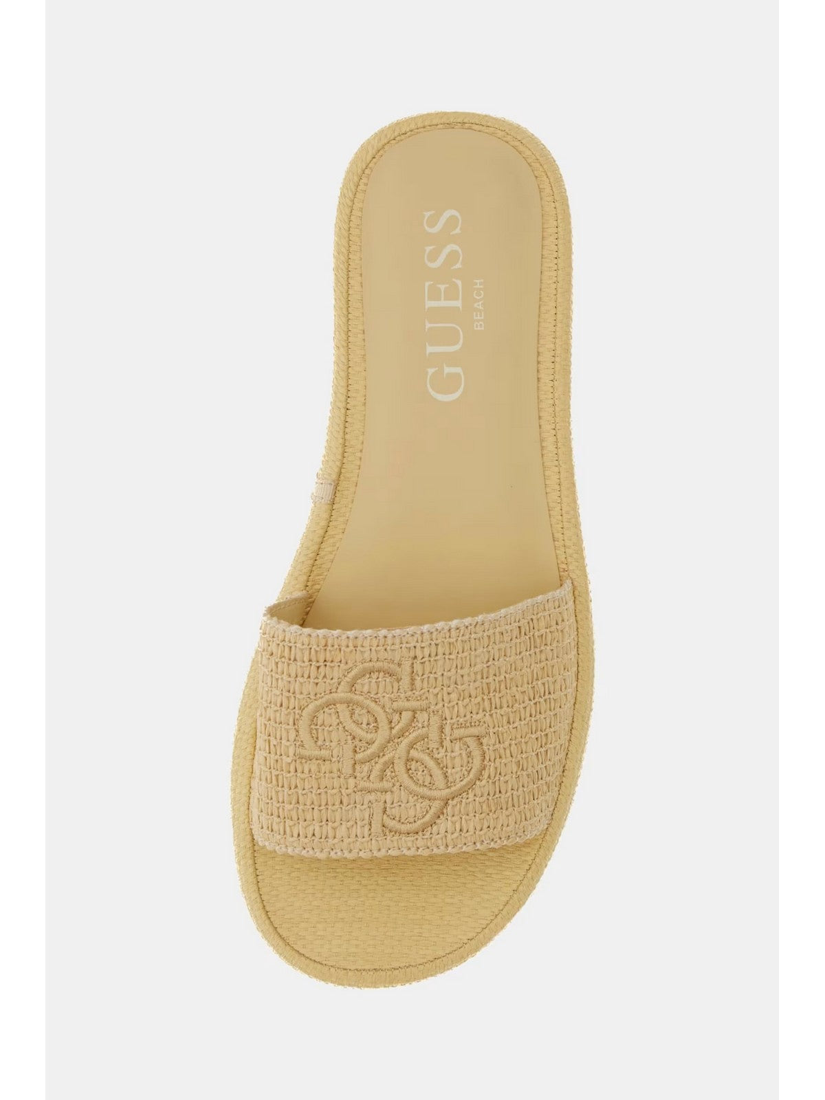 GUESS Ciabatta Donna TEXTURED RAFFIA SANDAL E6GZ08 WQ730 G1G1 NUDE SAND