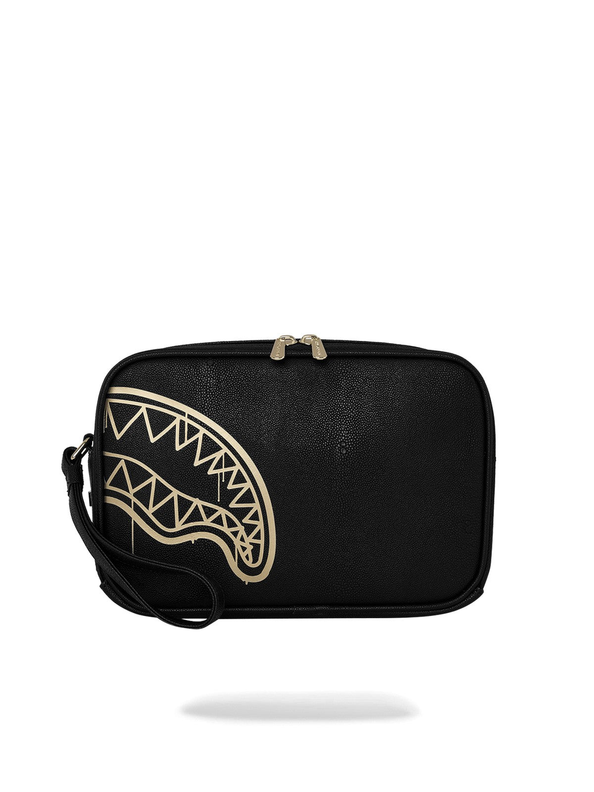 SPRAYGROUND Pochette Unisex adulto THAT GOLD DRAP TOILETRY 910B8976NSZ Nero