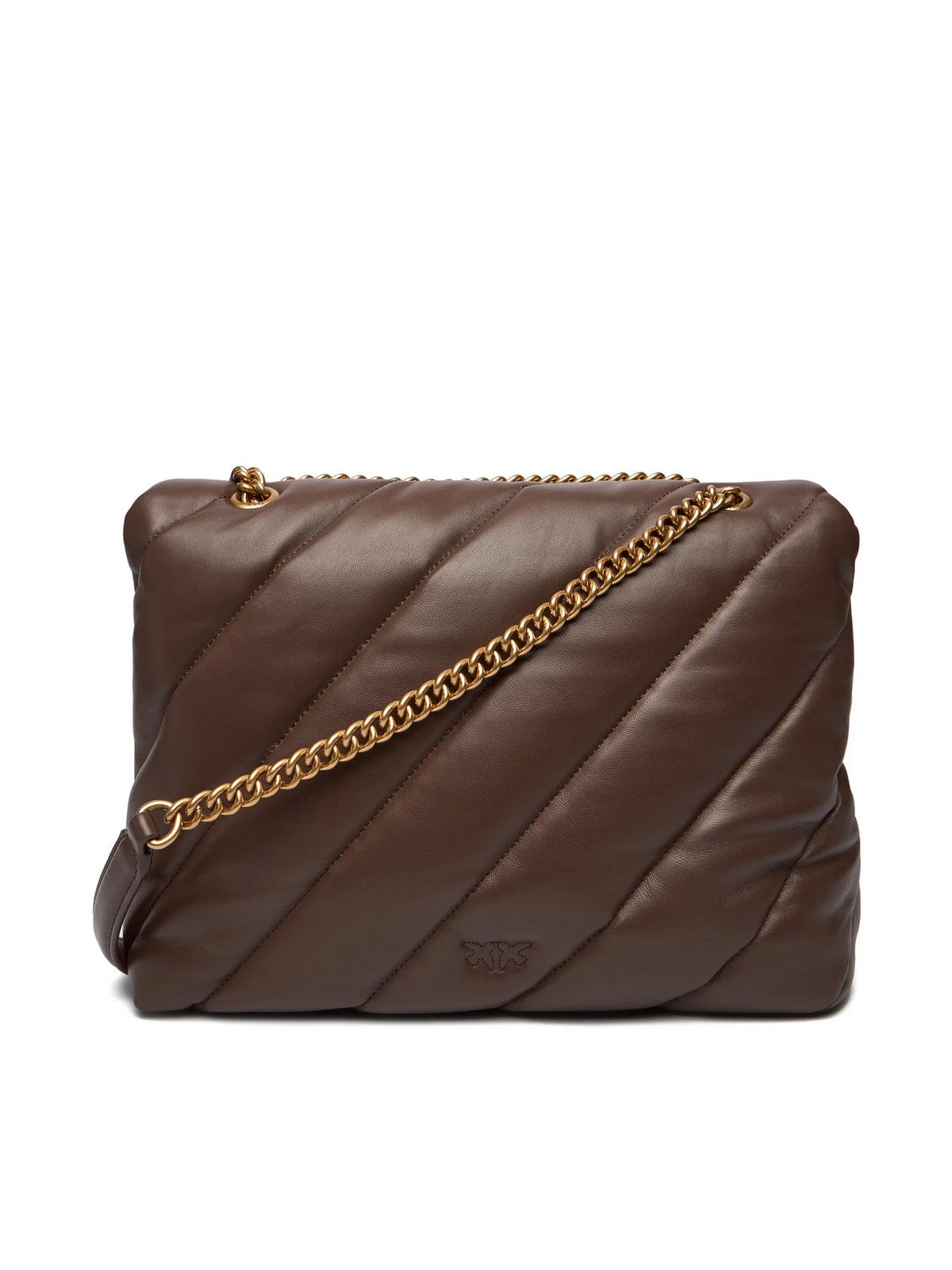 PINKO Borsa Donna Love Puff Big Cl Sheep Nappa 100037-A0F2 L74Q MARRONE CASTANO