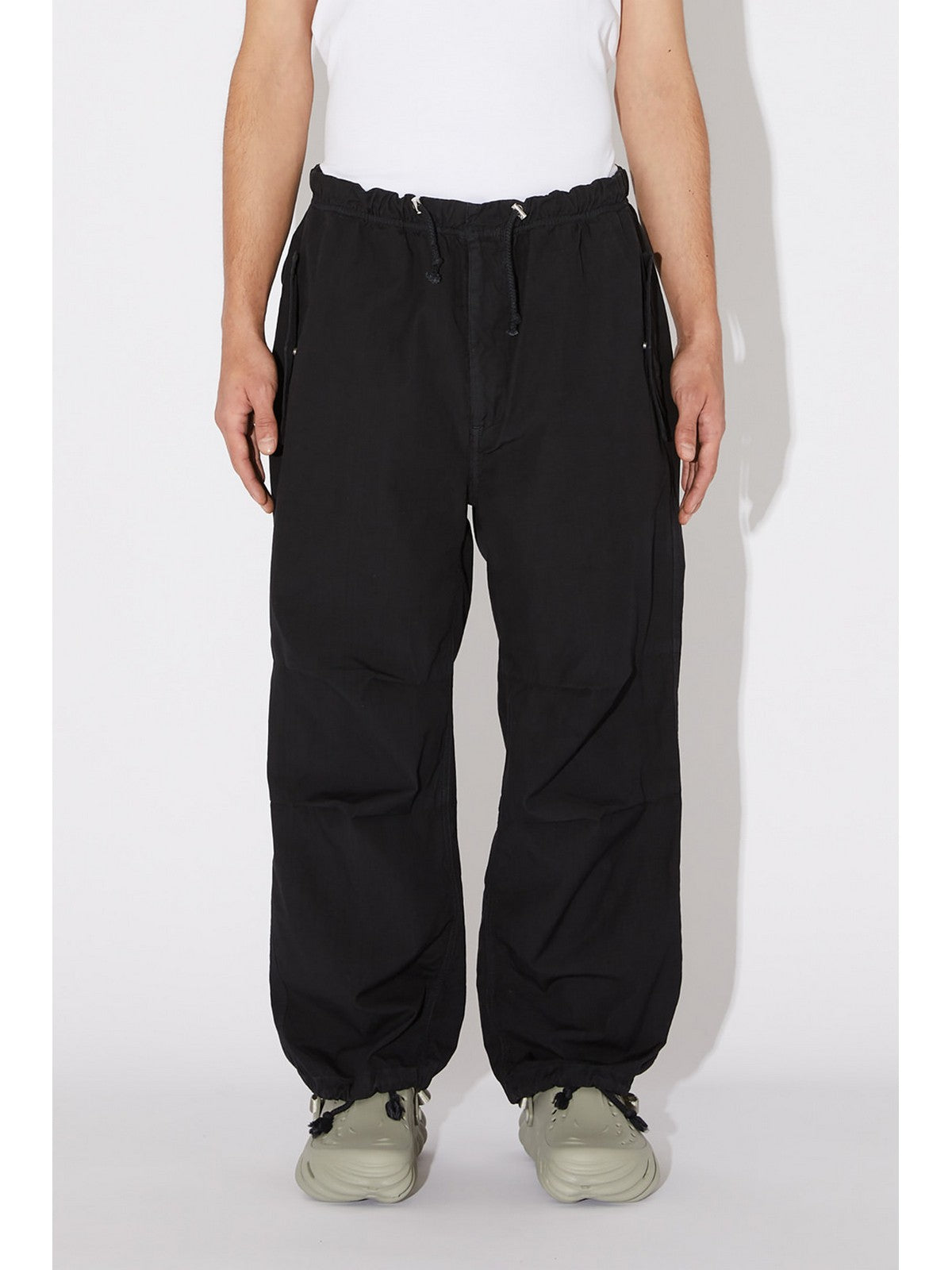 Pantalones de hombres amish amu067p4160111 c0073 negro