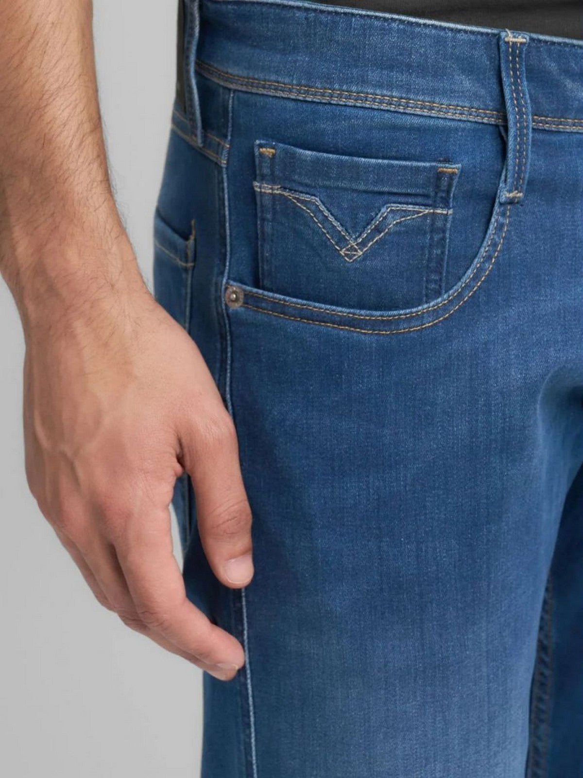 REPLAY Jeans Uomo ANBASS M91400041AC33 007 DARK BLUE