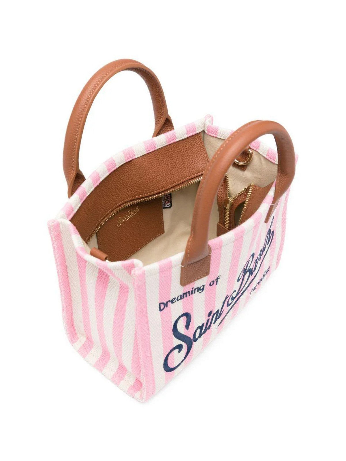 MC2 SAINT BARTH Borsa Donna  VANITY BAG MIDI 01784L HB STRIPES LEATHER 2119 EMB