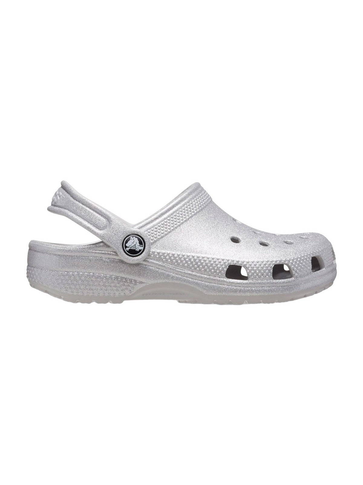 CROCS Pantoufle pour filles et garçons Classic Glitter Clog T 206992 0IC Argent