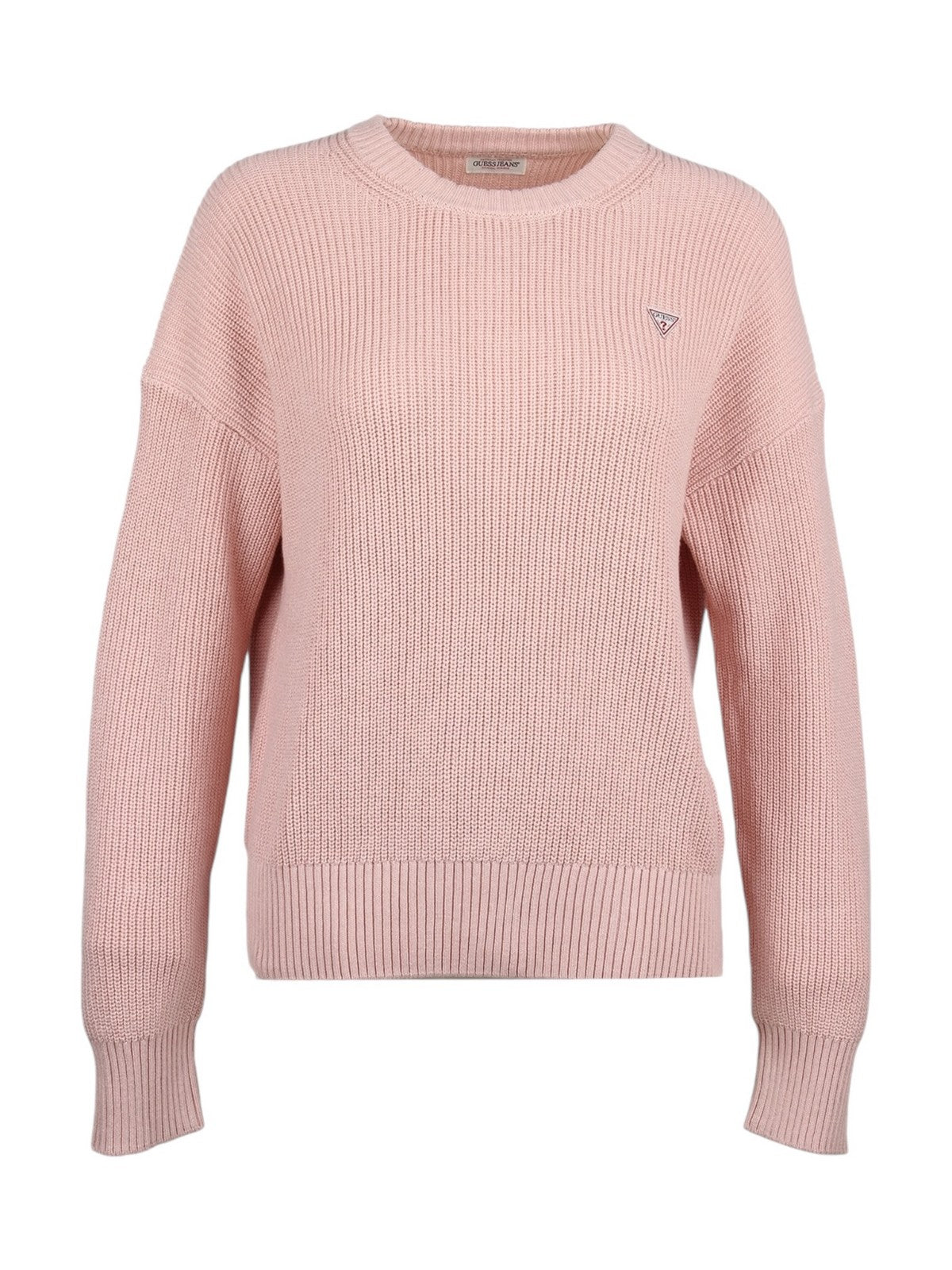 GUESS Maglione Donna GJ LS CN MINI TRIANGLE SWTR W4BR08 Z3HM1 G6R4 Rosa gioboutiqueweb