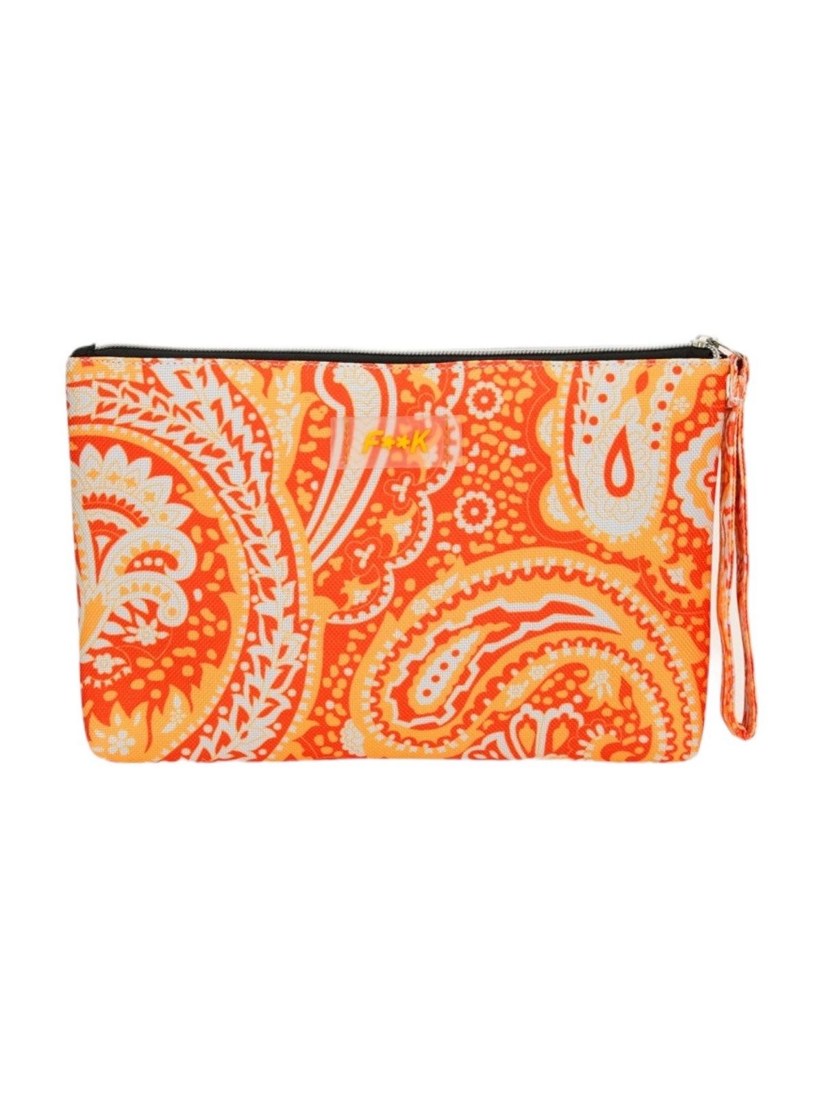 F ** K Women's Fk24-A034x10 Orange clutch bags