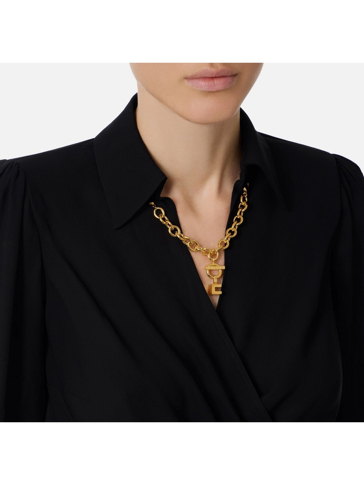 ELISABETTA FRANCHI Camicia Donna  CAT0256E2 110 Nero
