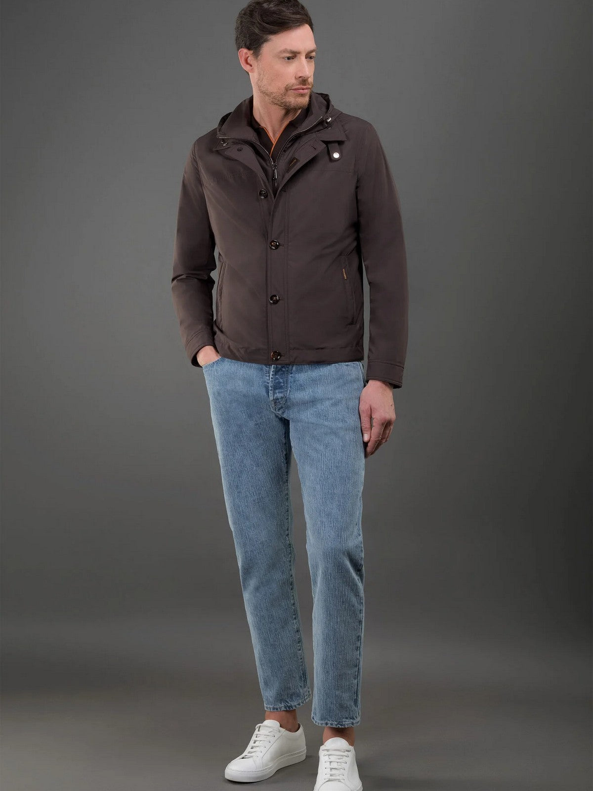 MOORER Gilet Uomo DALENS-STP MOUGI101274 TEPA023 U0202 MORO