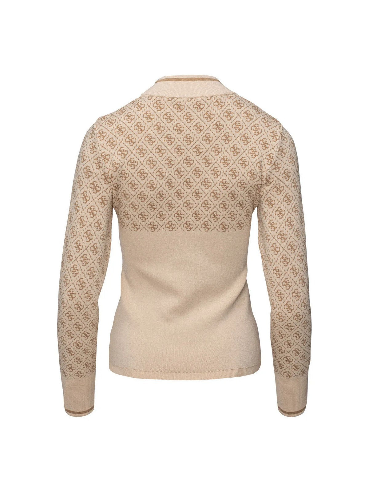 GUESS Maglione Donna LISE 4G LS SWEATER W3BR81 Z37K0 FN3J Beige gioboutiqueweb