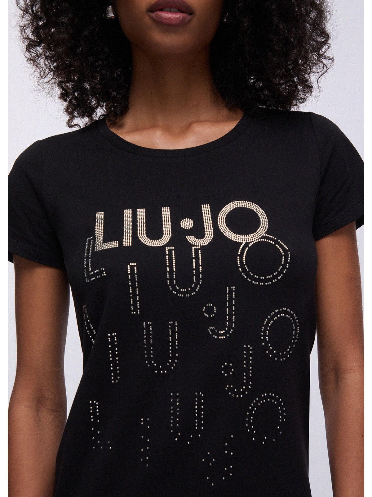 LIU JO BEACHWEAR T-shirt Donna  VA6171JS003 T9503 Nero/degrade