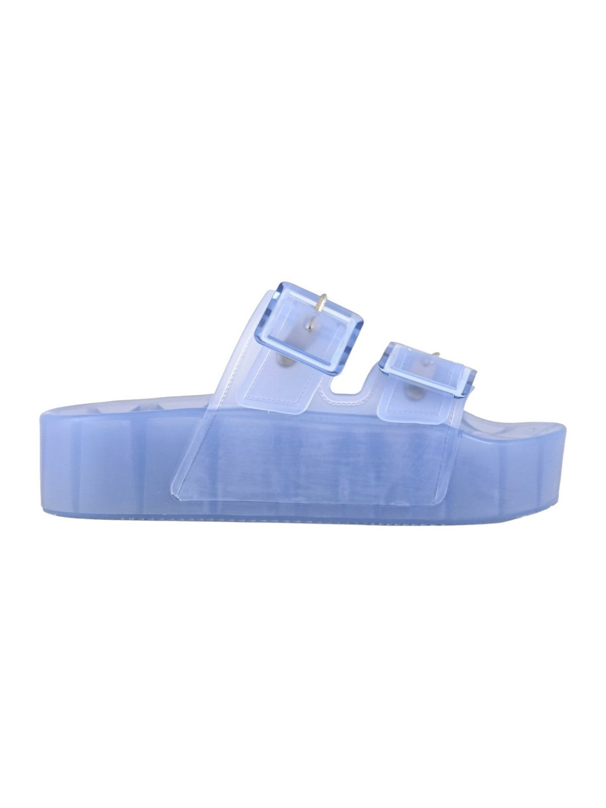 Farben der kalifornischen Ciabatta -Frau High -Gelee -Sandal 2 Schnallen HC.CHJ402 Den Blu