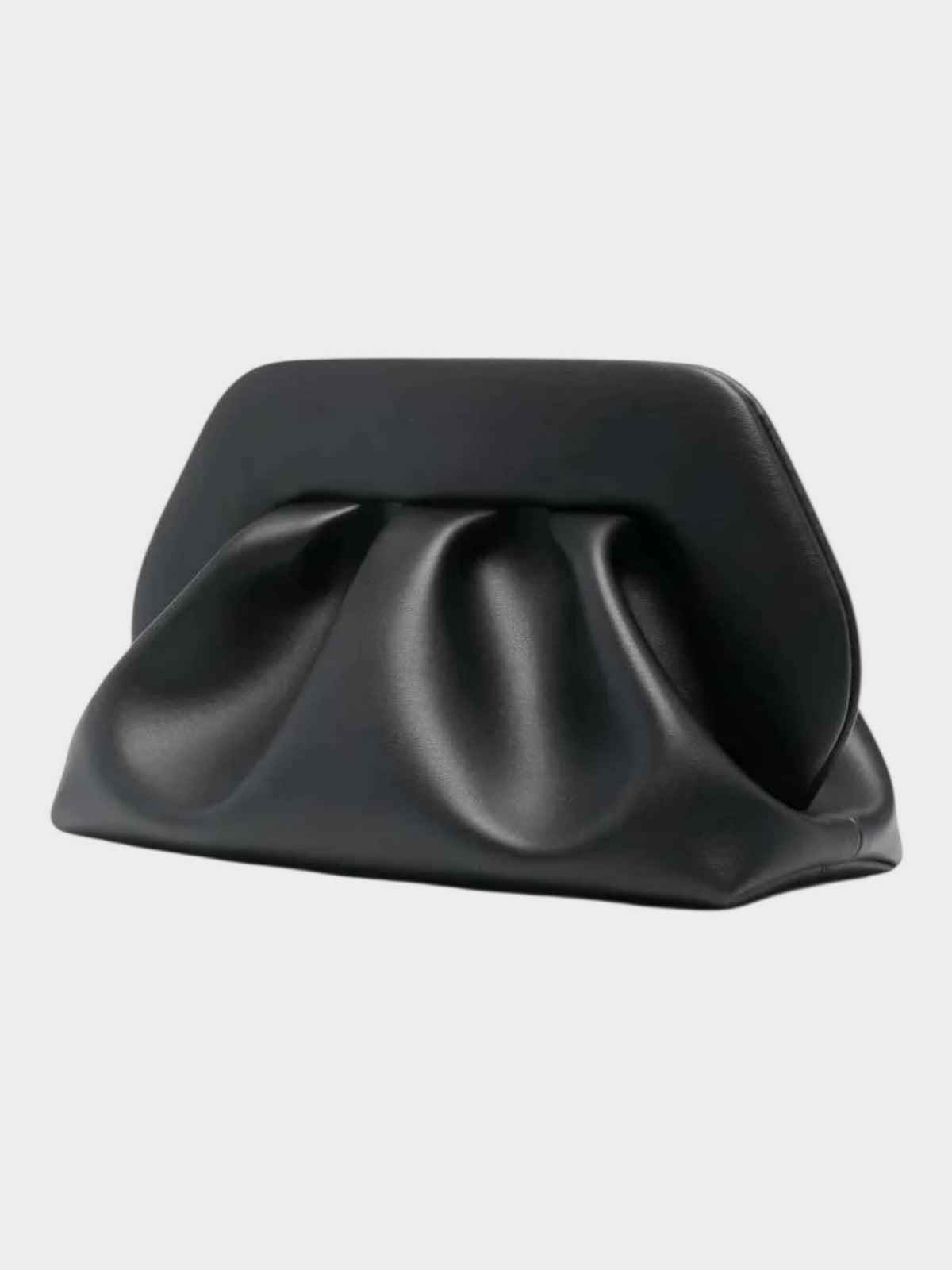 THEMOIRè Bios Medium vegan fabric bag black eco-friendly design 