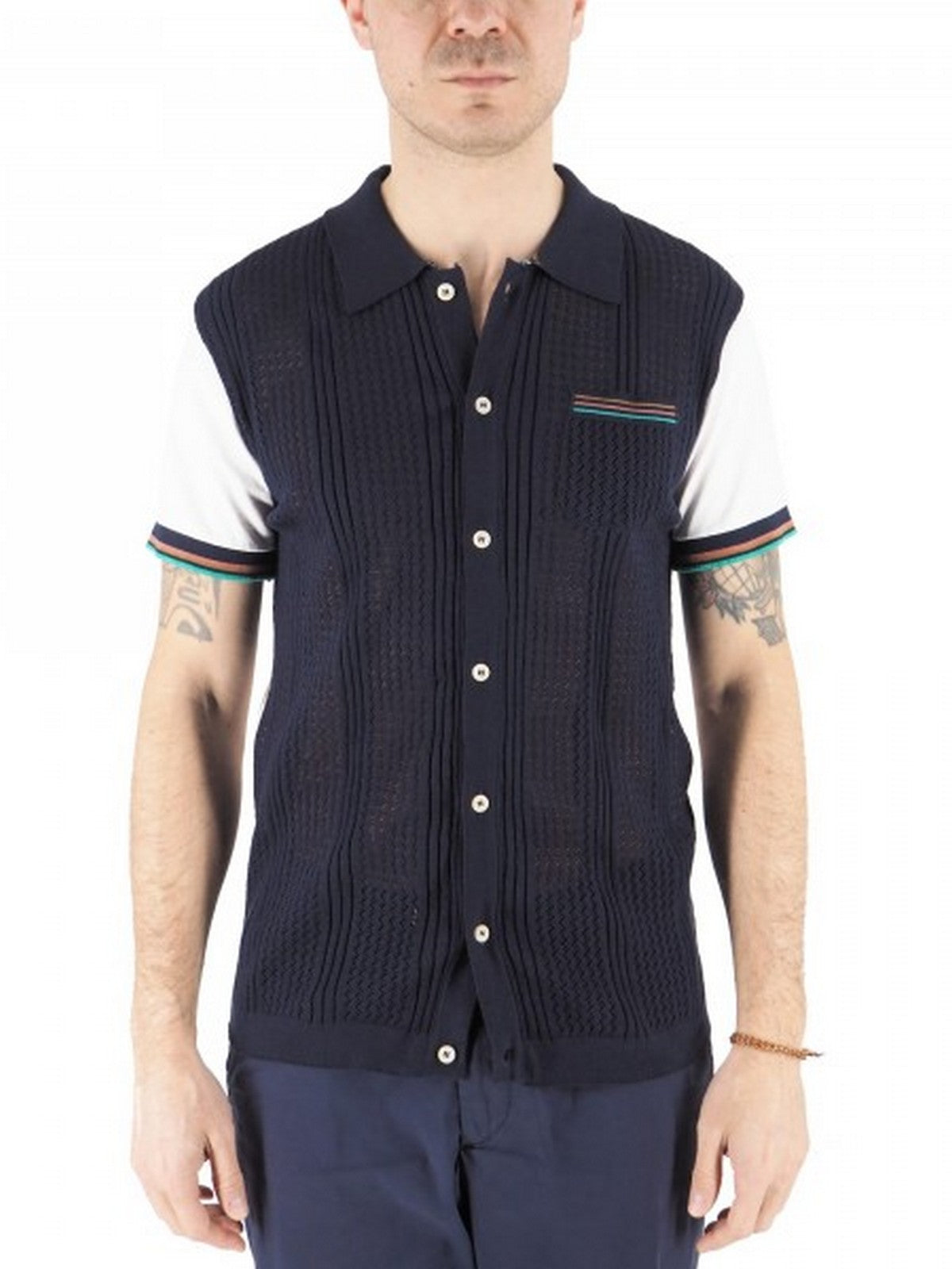 BOB Camicia Uomo  AN/P25RIK UNICA B Blu