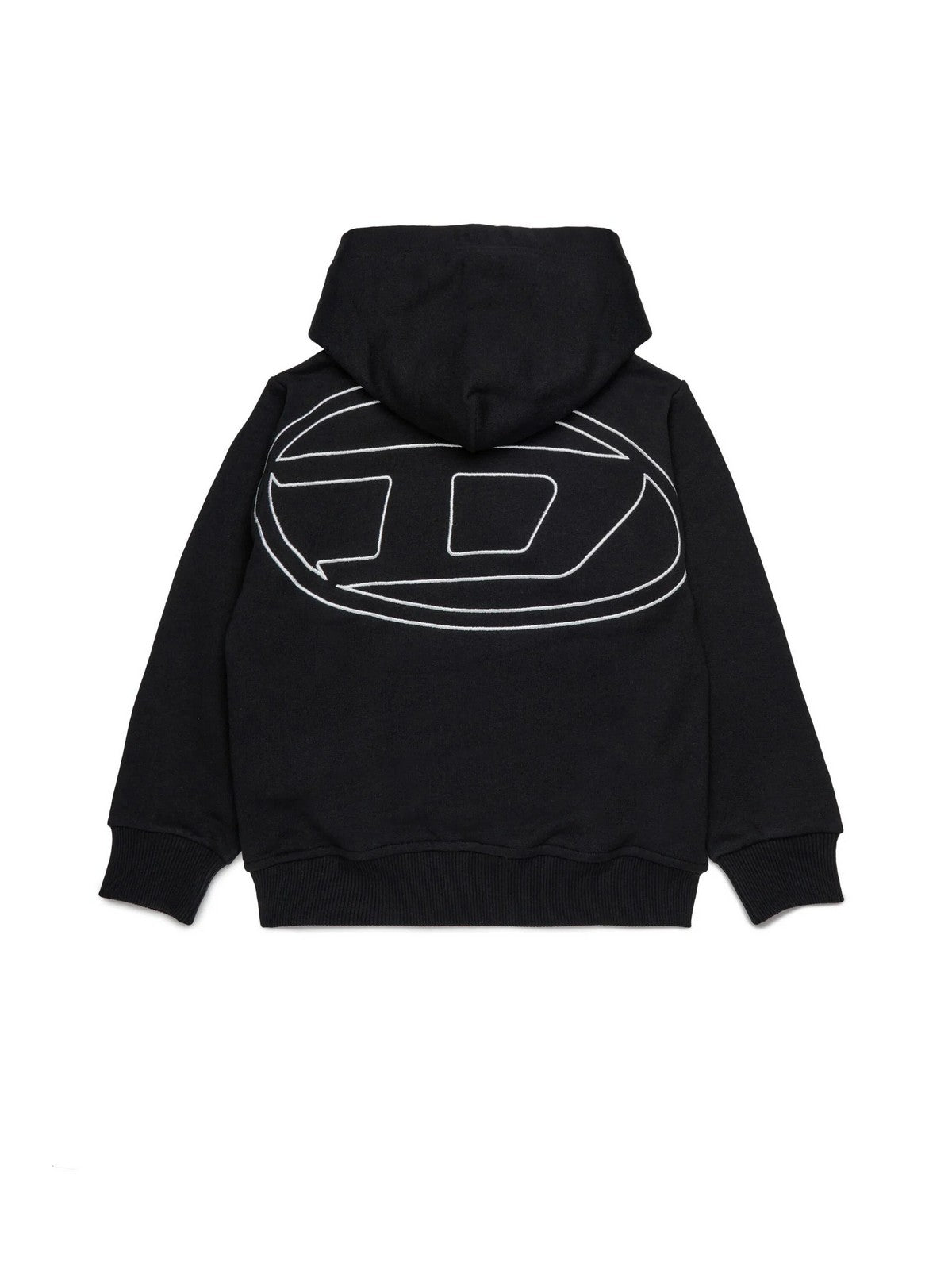 DIESEL Felpa Bambini e ragazzi  J02275 0GYCJ K900 Nero gioboutiqueweb
