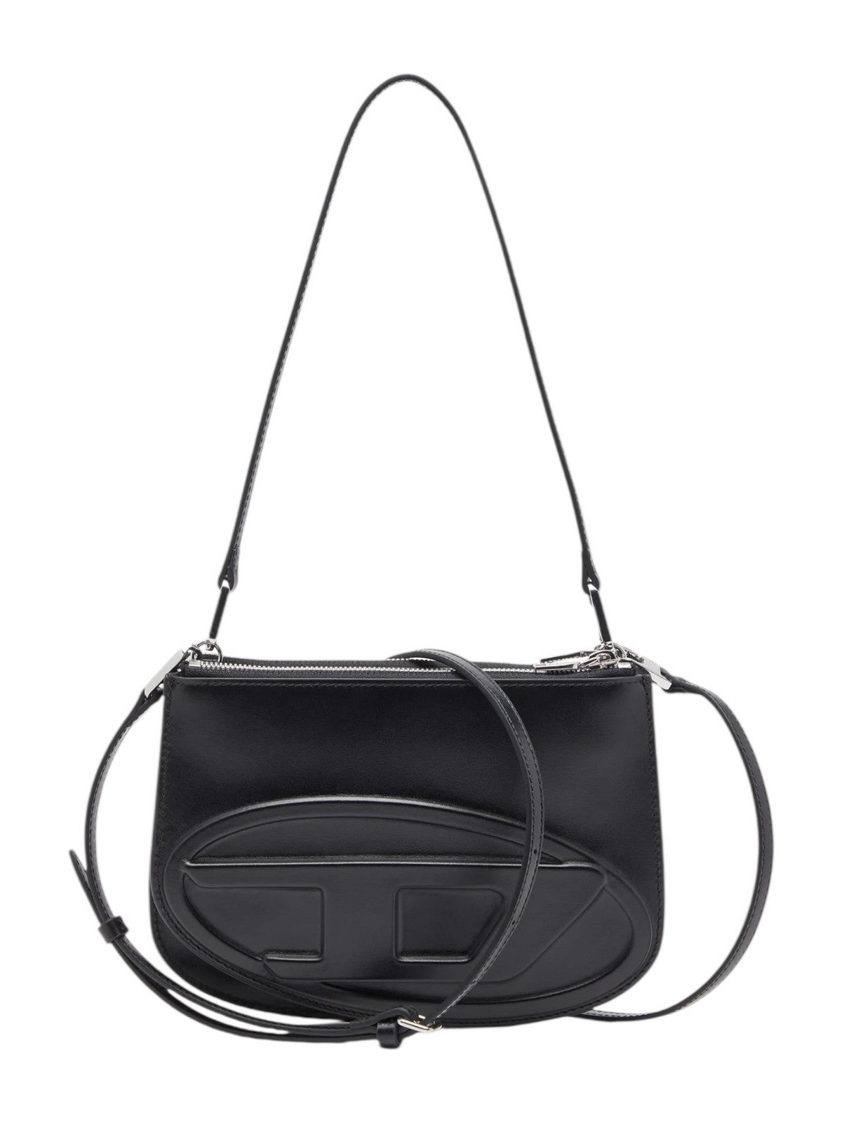 DIESEL Borsa Donna 1DR 2.0 1DR TWIN SHOULDER BAG X10330 PR818 T8013 001 - BLACK