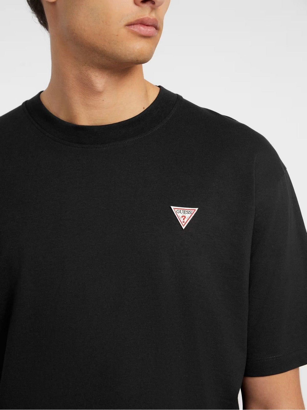 Deviner T-shirt Men gj ss cn os mini triangle tee m4yi46 k8fq4 jblk noir
