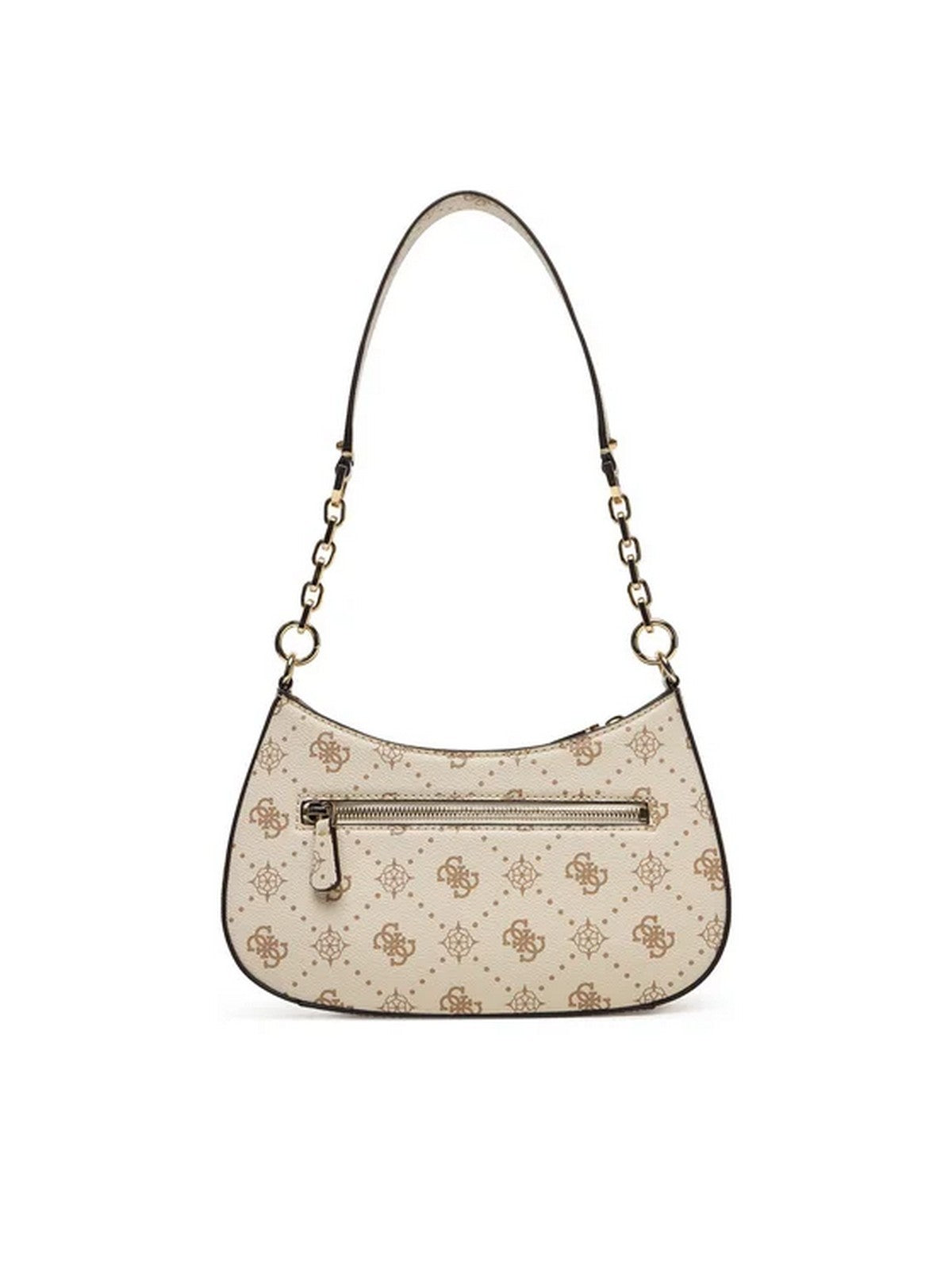 GUESS Borsa Donna CARRIE LOGO TOP ZIP SHLDR BAG HWGP98 98180 VNO VANILLA LOGO
