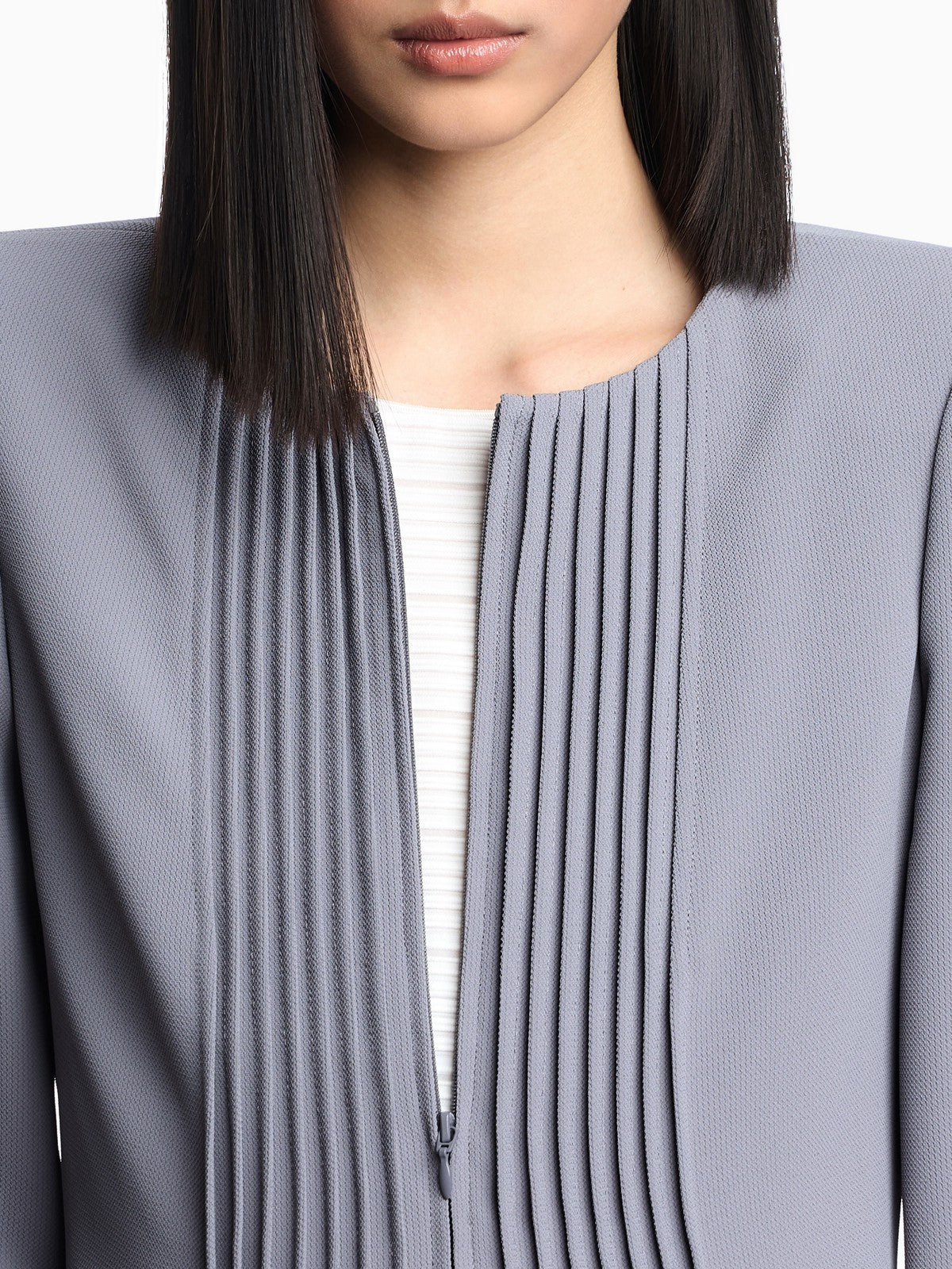 EMPORIO ARMANI Giacca Donna  EW000850 AF12514 U8047 Grigio gioboutiqueweb