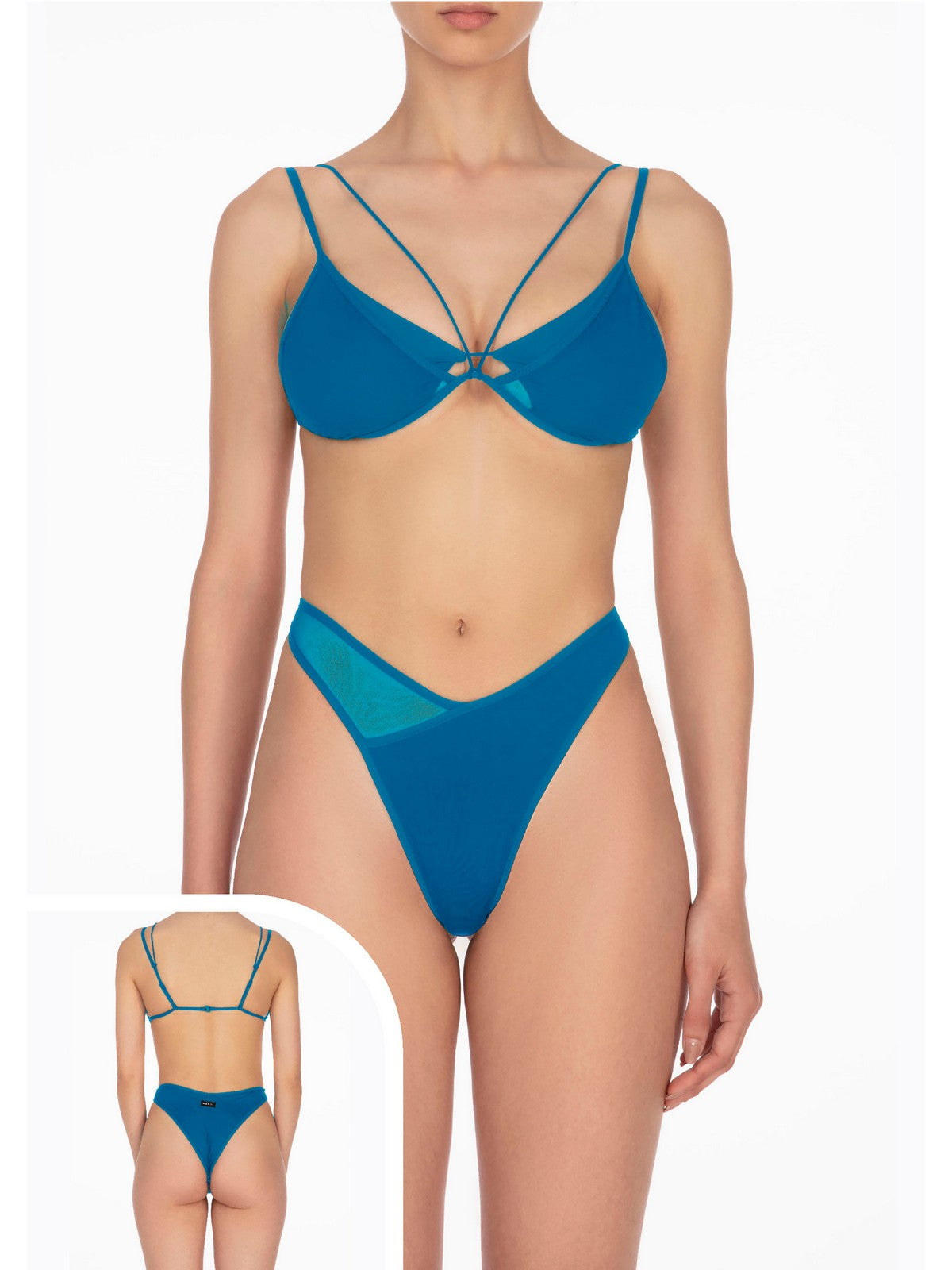 ME FUI Maillot de bain femme MF24-0700TQ Turquoise