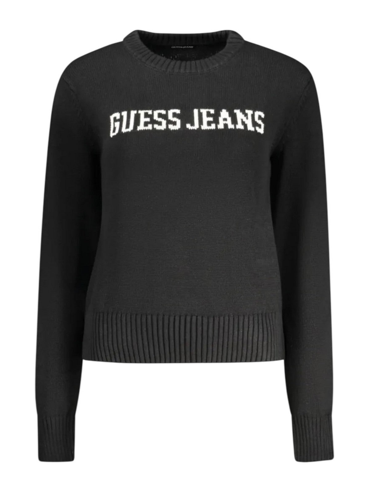 GUESS Maglione Donna GJ LS CN GUESS J INTARSIA SWTR W4BR10 Z3HM1 JBLK Jet Black A996