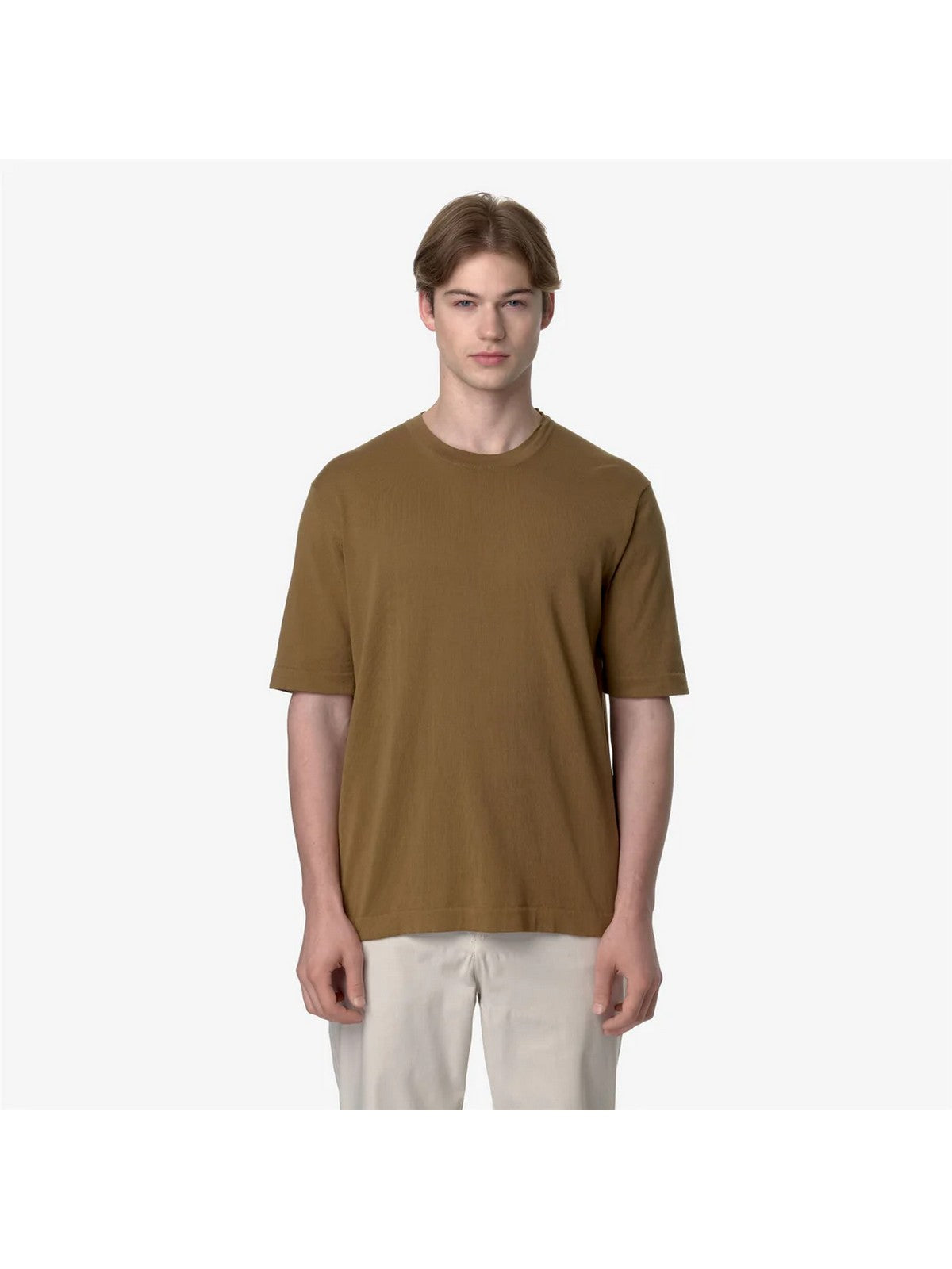 K-WAY T-Shirt e Polo Uomo Combe K4126SW 045 Marrone