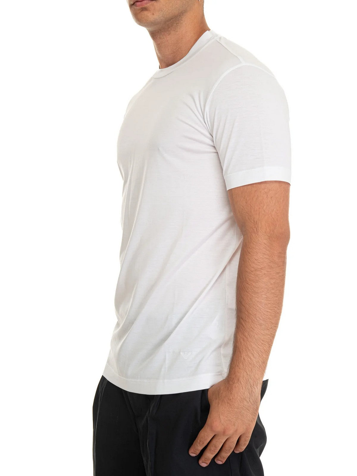 EMPORIO ARMANI T-shirt Uomo  8N1TE8 1JUVZ 0100 Bianco gioboutiqueweb