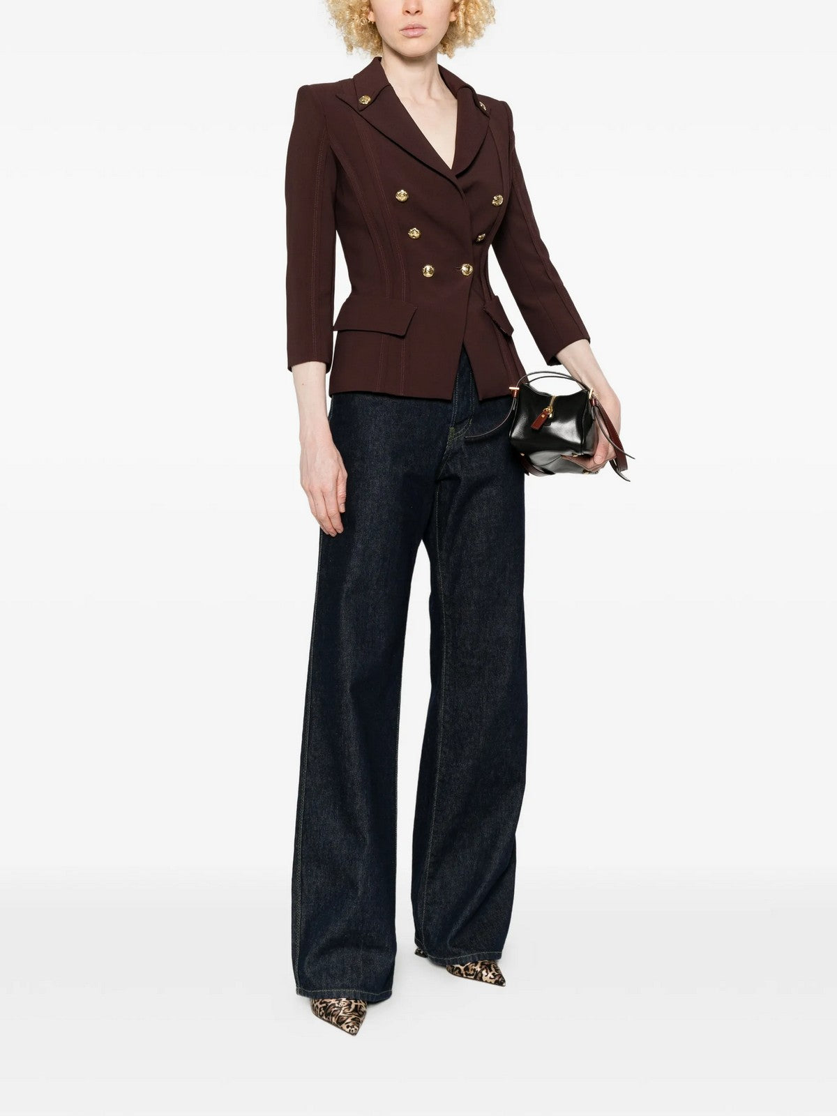 ELISABETTA FRANCHI Giacca Donna  GI21861E2 644 CACAO