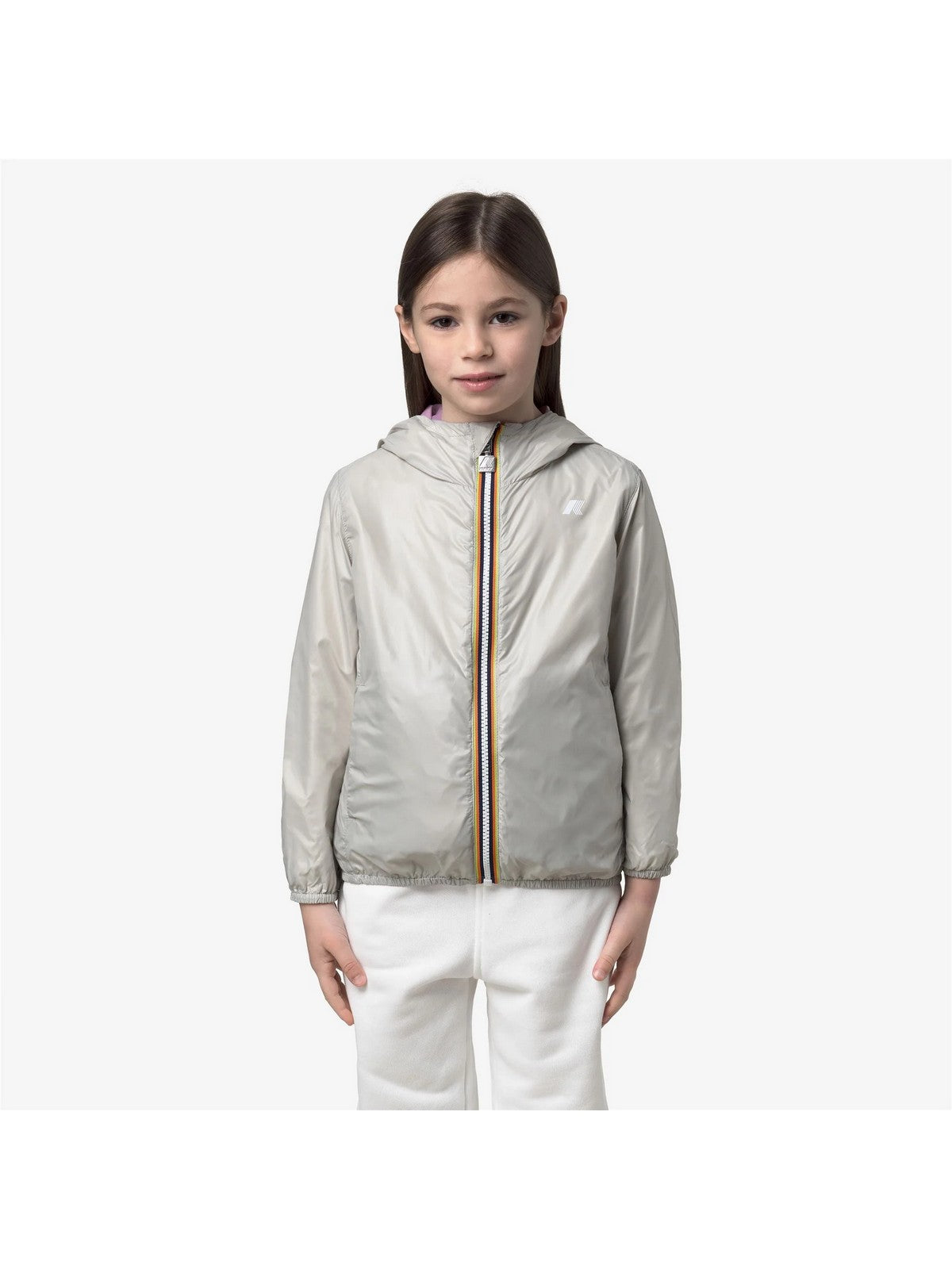 K-WAY KIDS Giubbino Bambine e ragazze P. LILY PLUS.2 DOUBLE K61313W C64 Violet Glicine - BEI