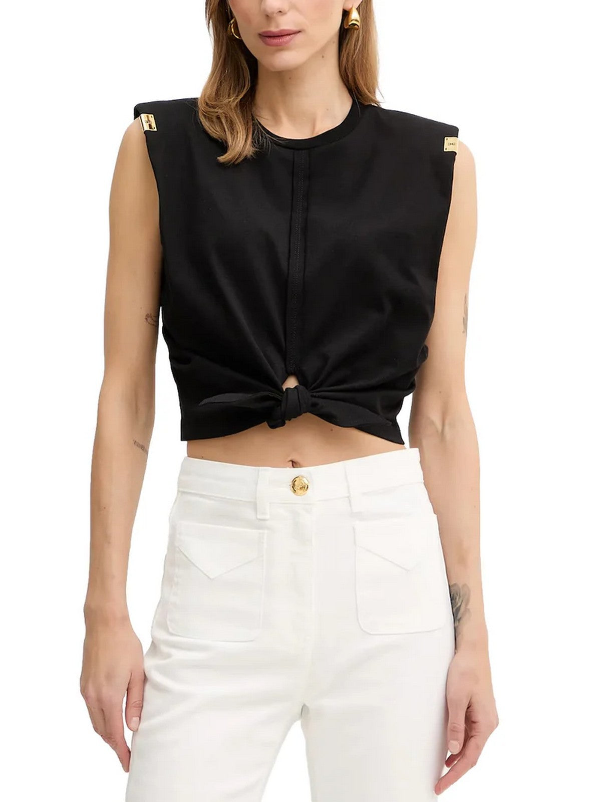 ELISABETTA FRANCHI T-shirt Donna  MA01161E2 110 Nero
