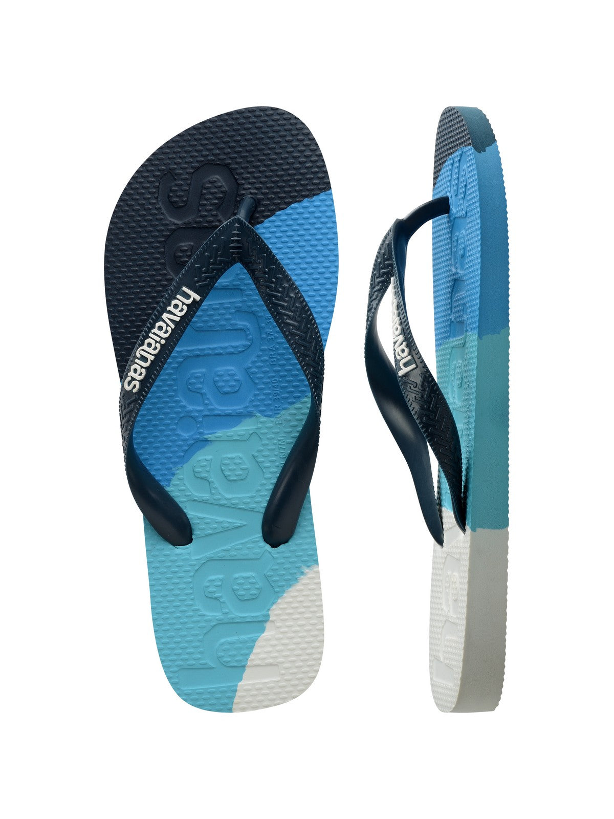 HAVAIANAS Infradito Uomo Hav. Top logomania colors II 4147526.5558 Blu gioboutiqueweb