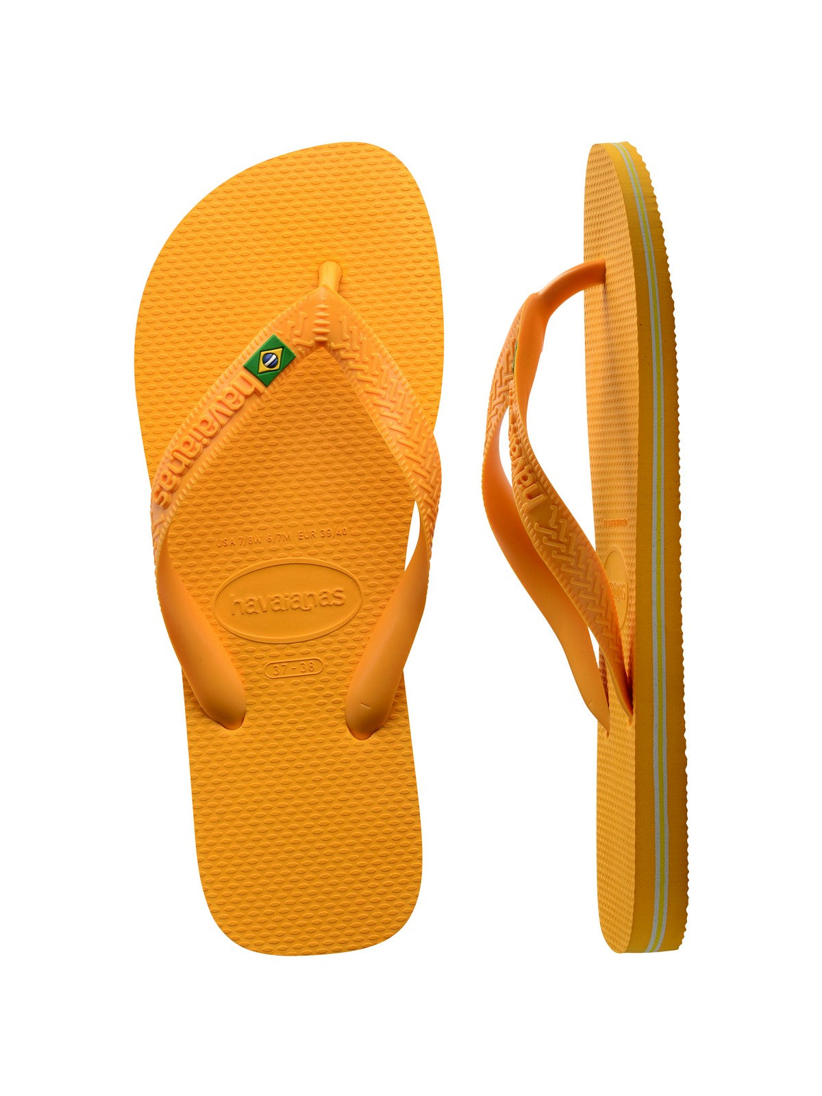 HAVAIANAS Tongs adultes unisexes Hav. Brésil 4000032.1740 Jaune