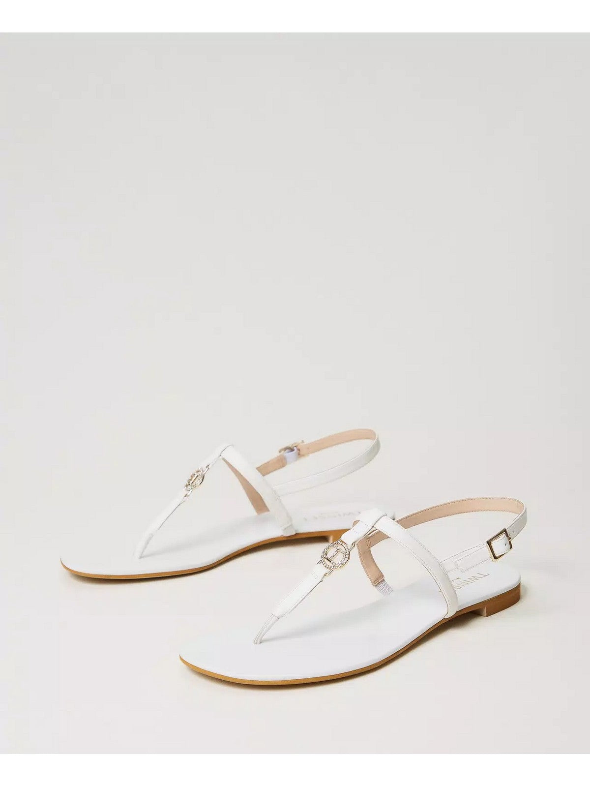 TWINSET Sandalo Donna  241TCT100 00001 Bianco