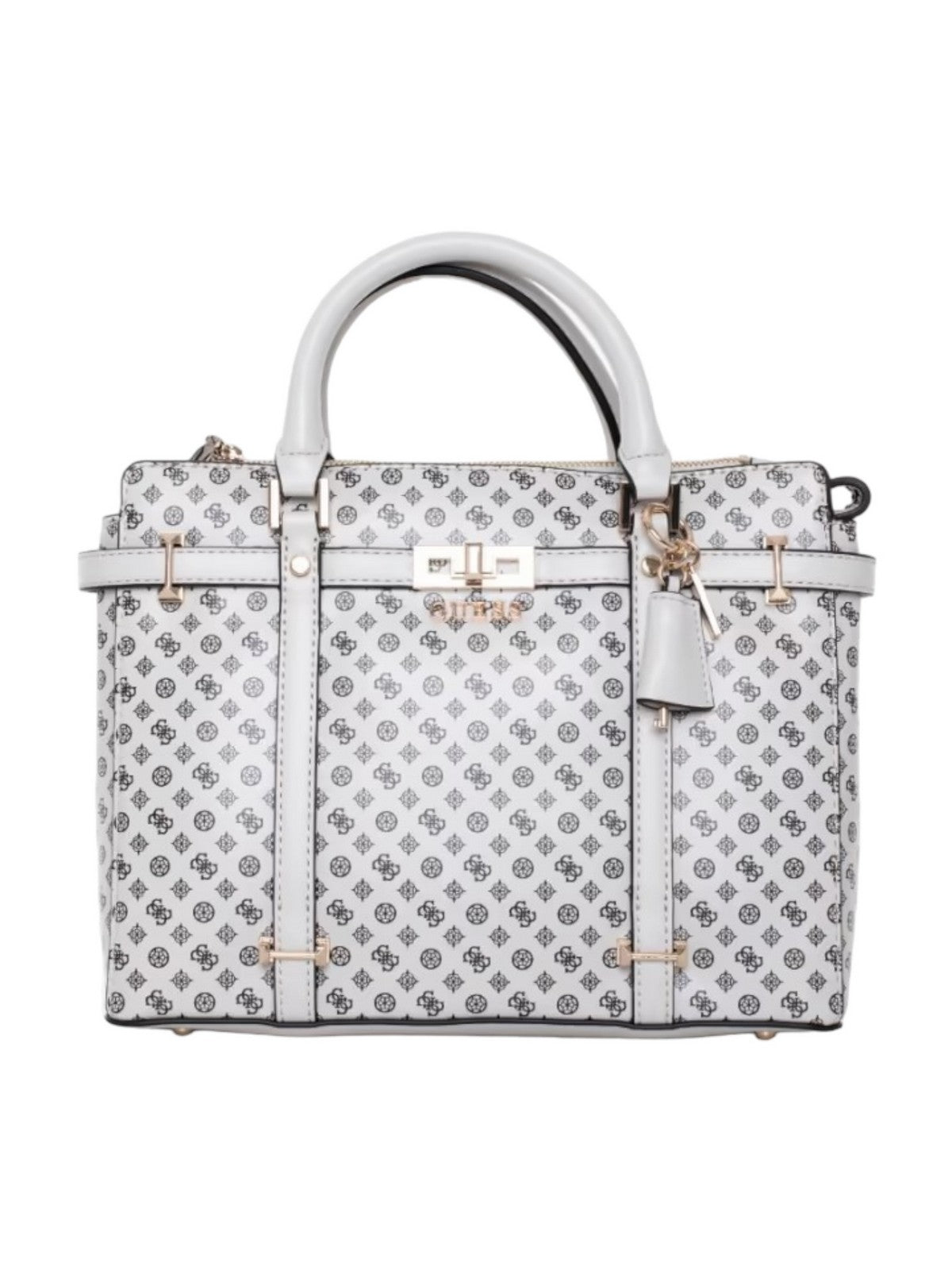 Guess Women's Bag Emilee Luxury Satche Hwps88 62060 STL white