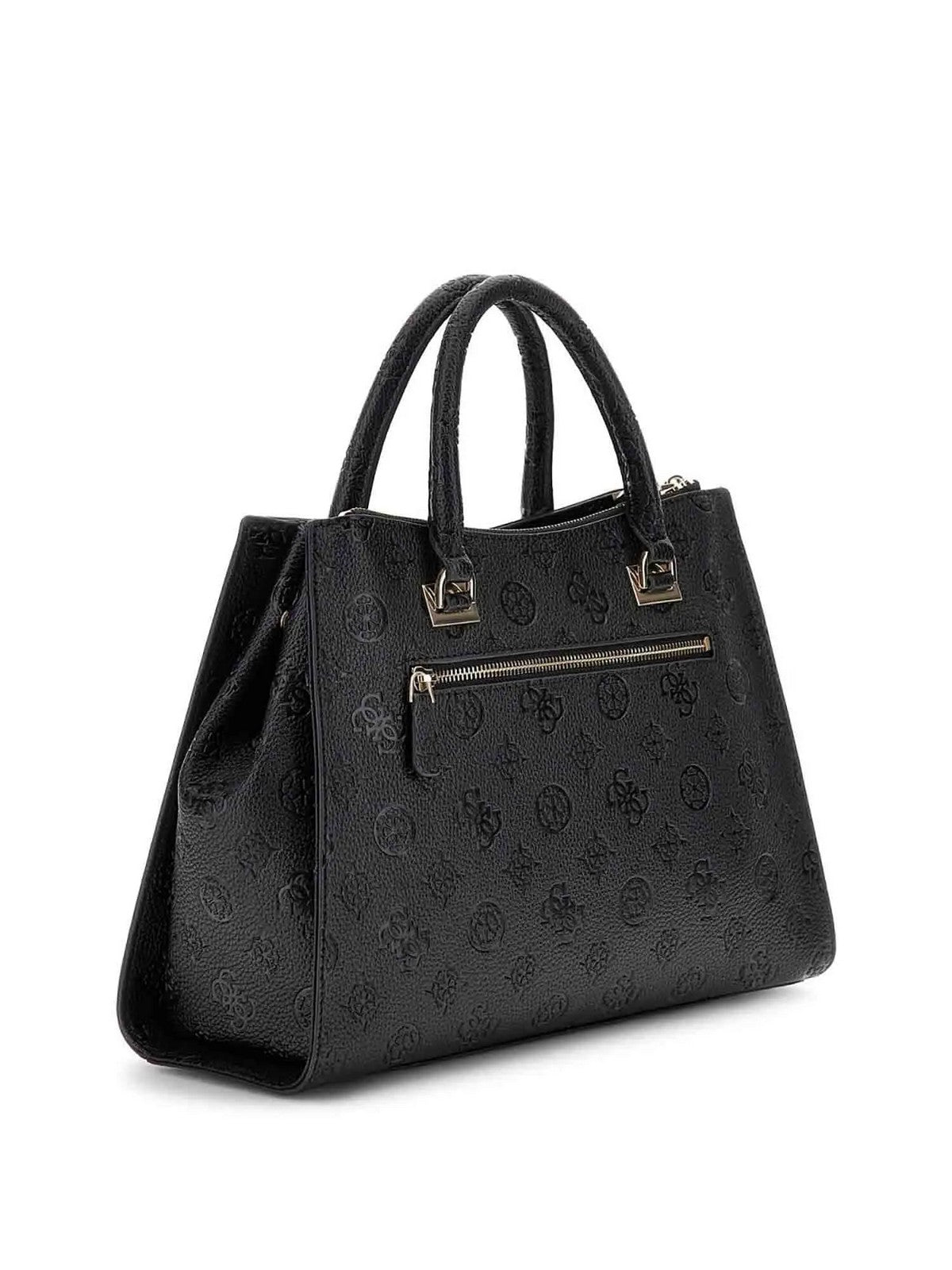 GUESS Borsa Donna CRESIDIA II SOCIETY SATCHEL HWPD98 88070 BLO BLACK LOGO