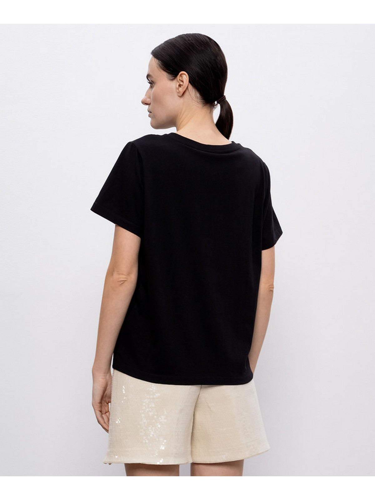 TWINSET T-shirt Donna  251TT2040 00006 Nero