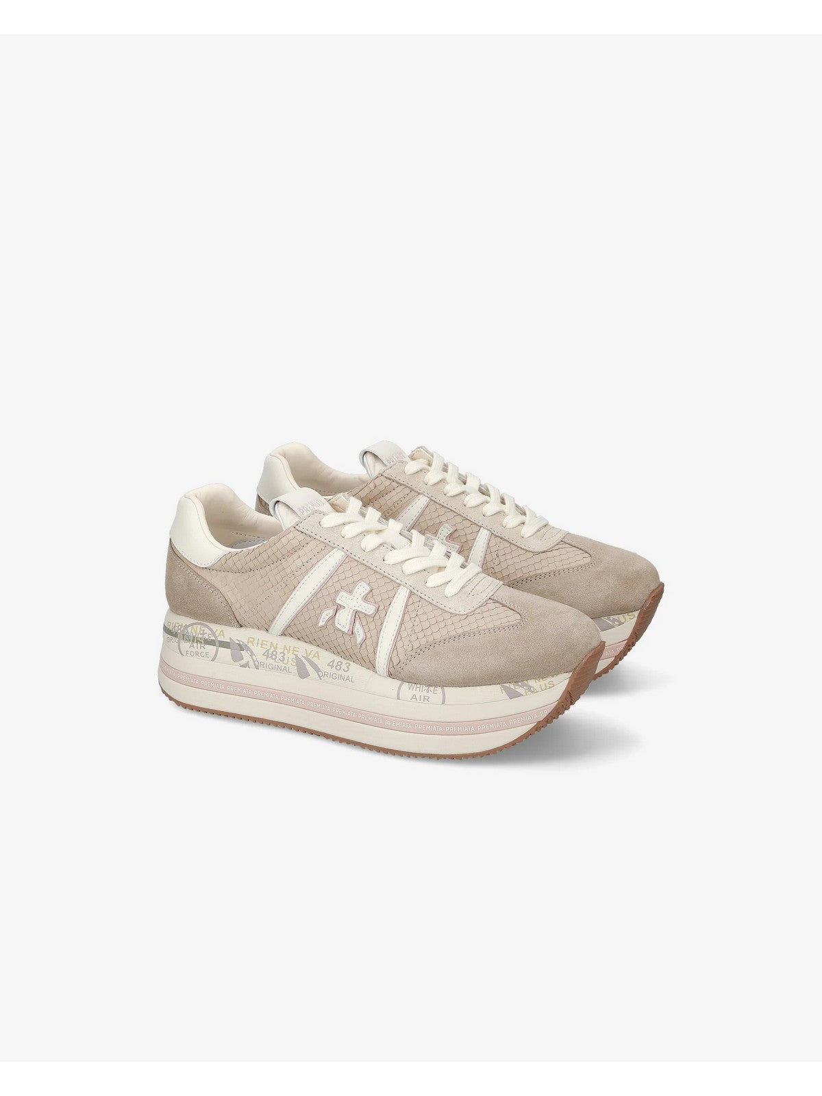 PREMIATA Sneaker Donna  BETH VAR 7039 Beige gioboutiqueweb