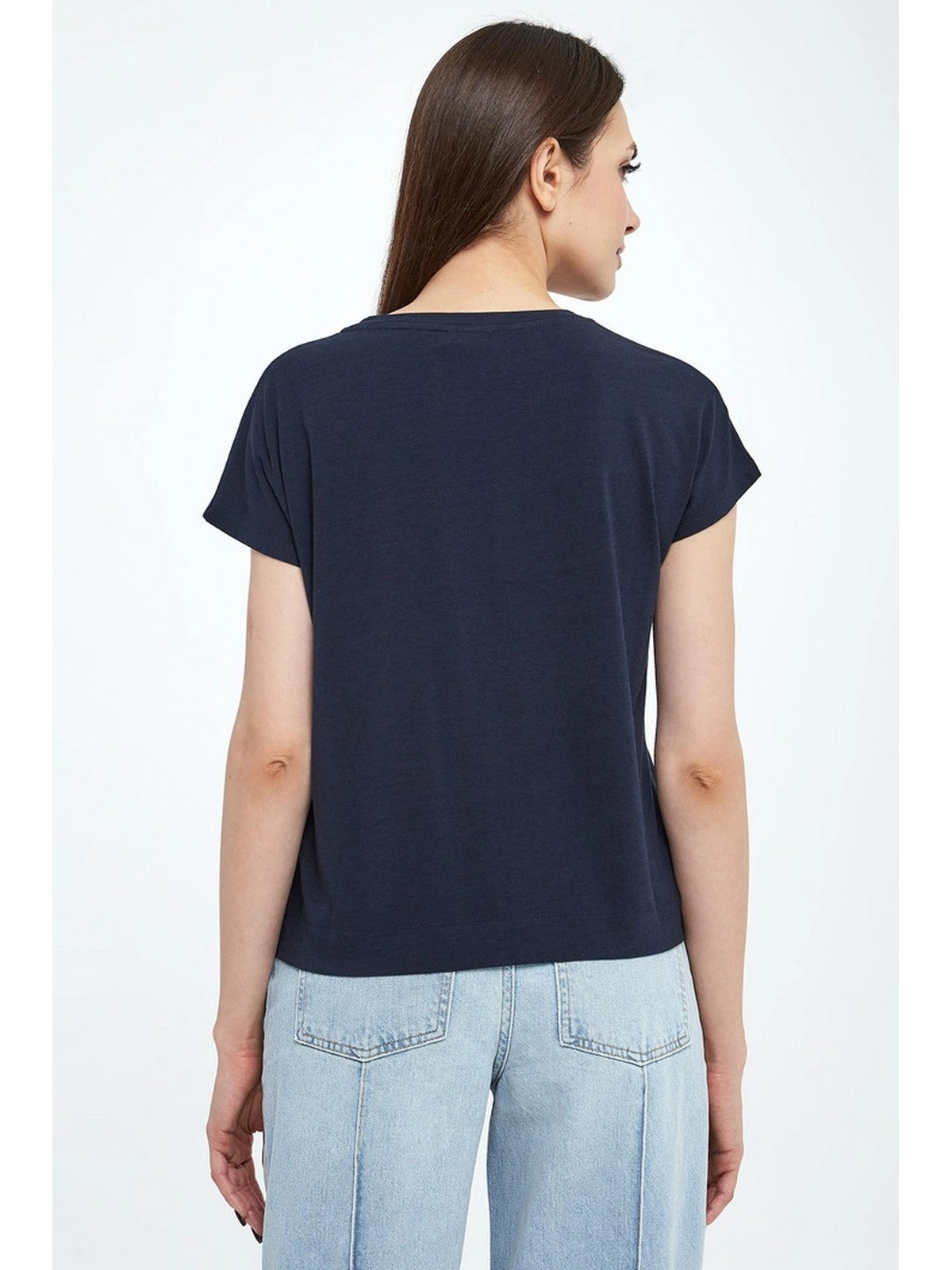 LIU JO SPORT T-shirt Donna  TA5268JS005 M9299 Nuit noir/LiuJo word gioboutiqueweb