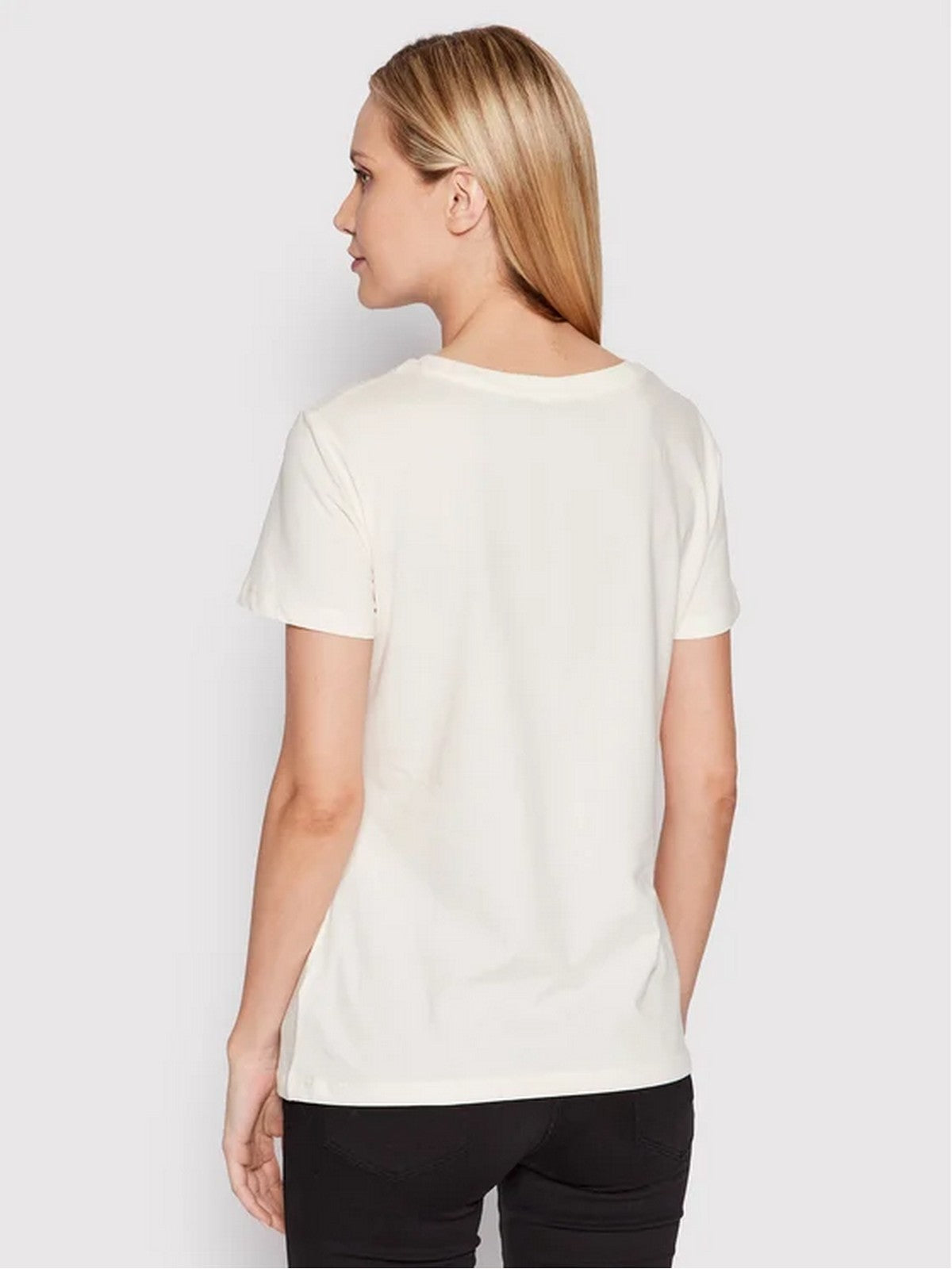 GUESS SPORT T-shirt Donna ADELE SS CN TEE V2YI07 K8HM0 G6K5 OCEAN SALT gioboutiqueweb