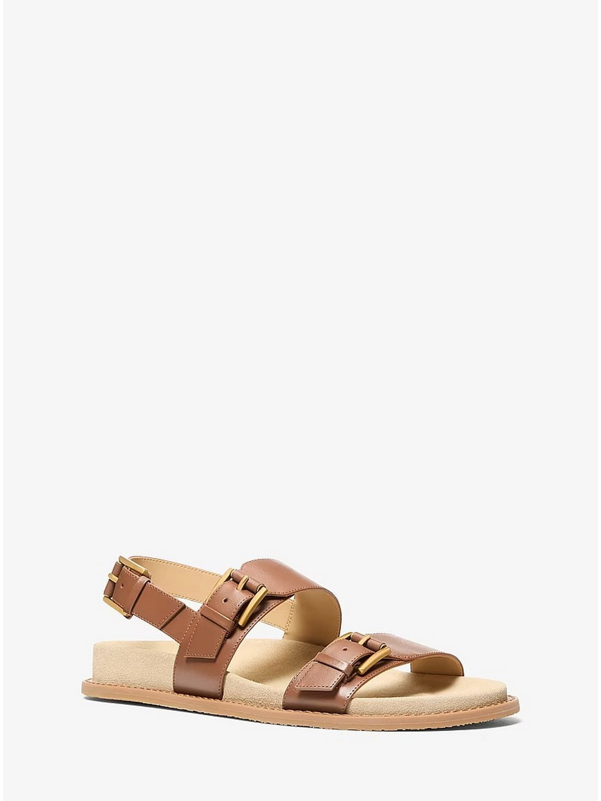 MICHAEL KORS Sandalo Donna NIA FLAT SANDAL 40S6NIFS1D 230 LUGGAGE