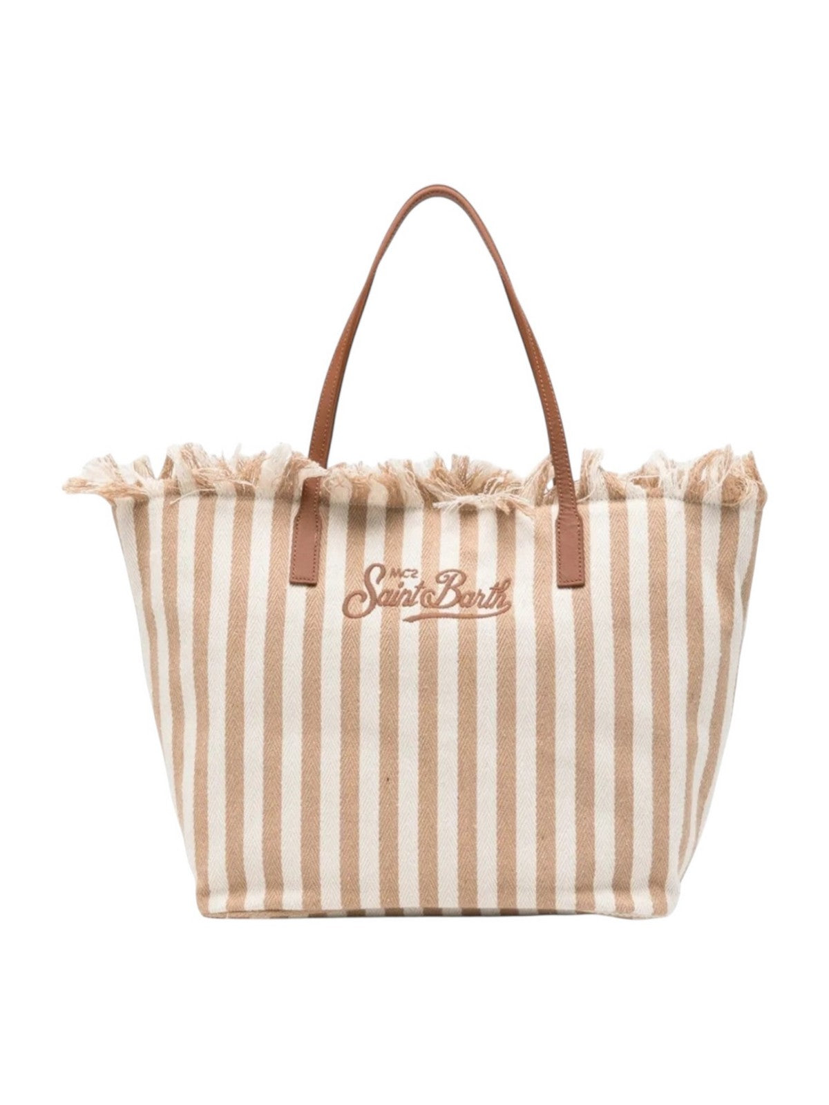 MC2 SAINT BARTH Borsa Donna  CITY BAG FRINGE 01763L HB STRIPES 19 EMB